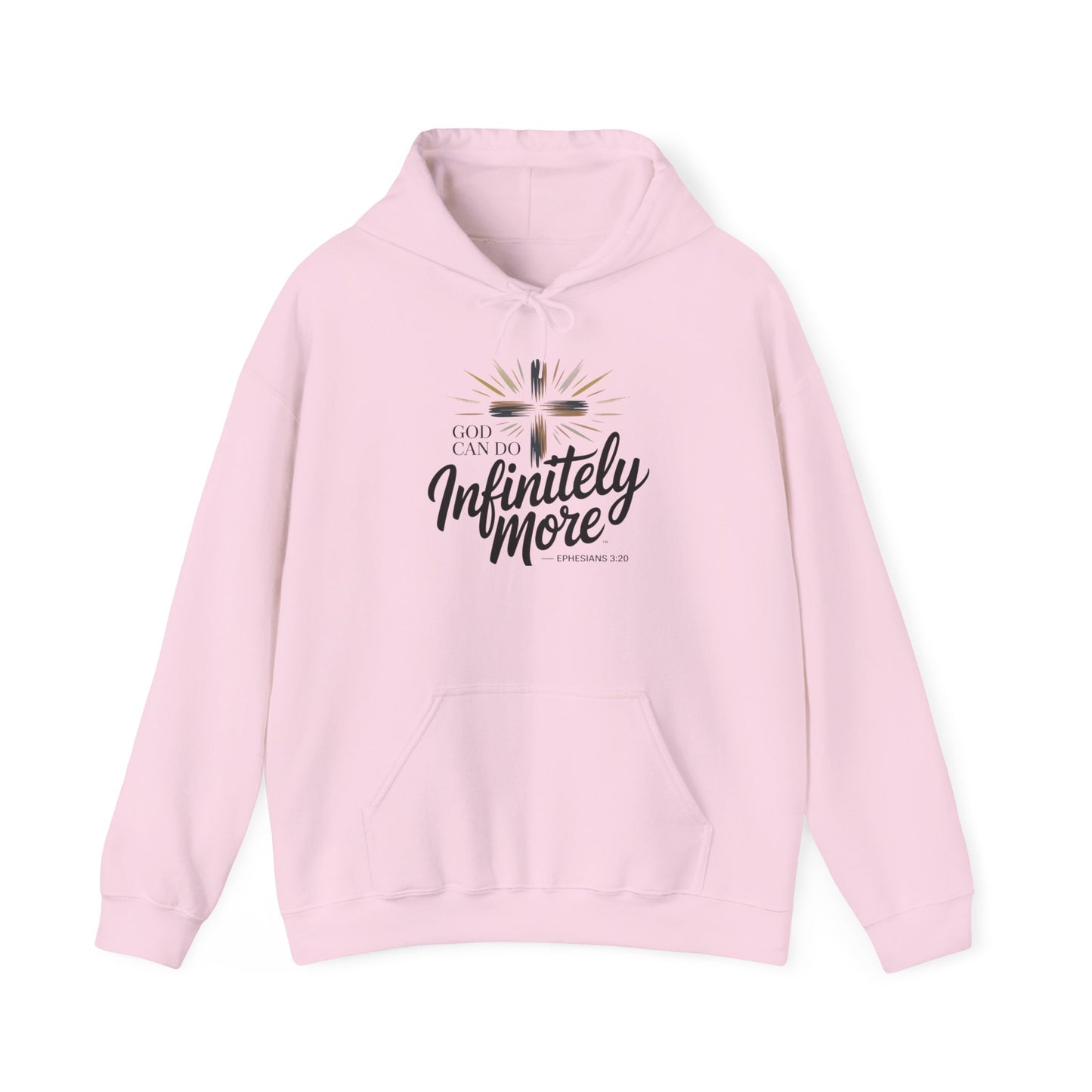 Infinity More Hooded Sweatshirt - Unisex Inspirational Pullover