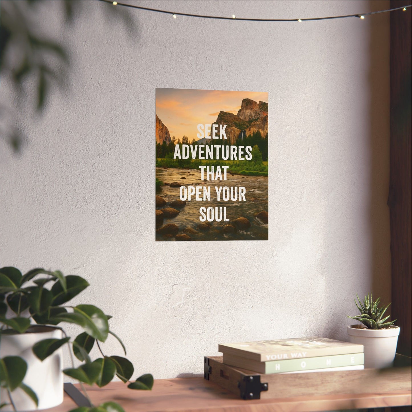 Adventure Poster - Seek Adventures That Open Your Soul