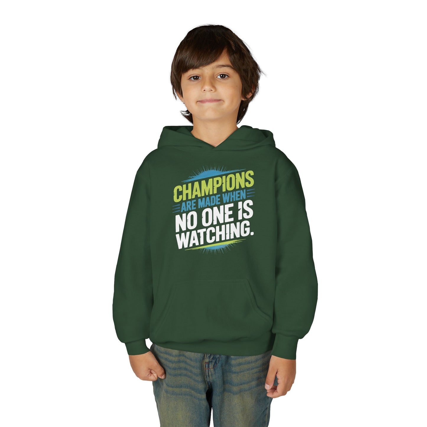 Champion Mindset Youth Hoodie - Inspirational Sports Sweatshirt