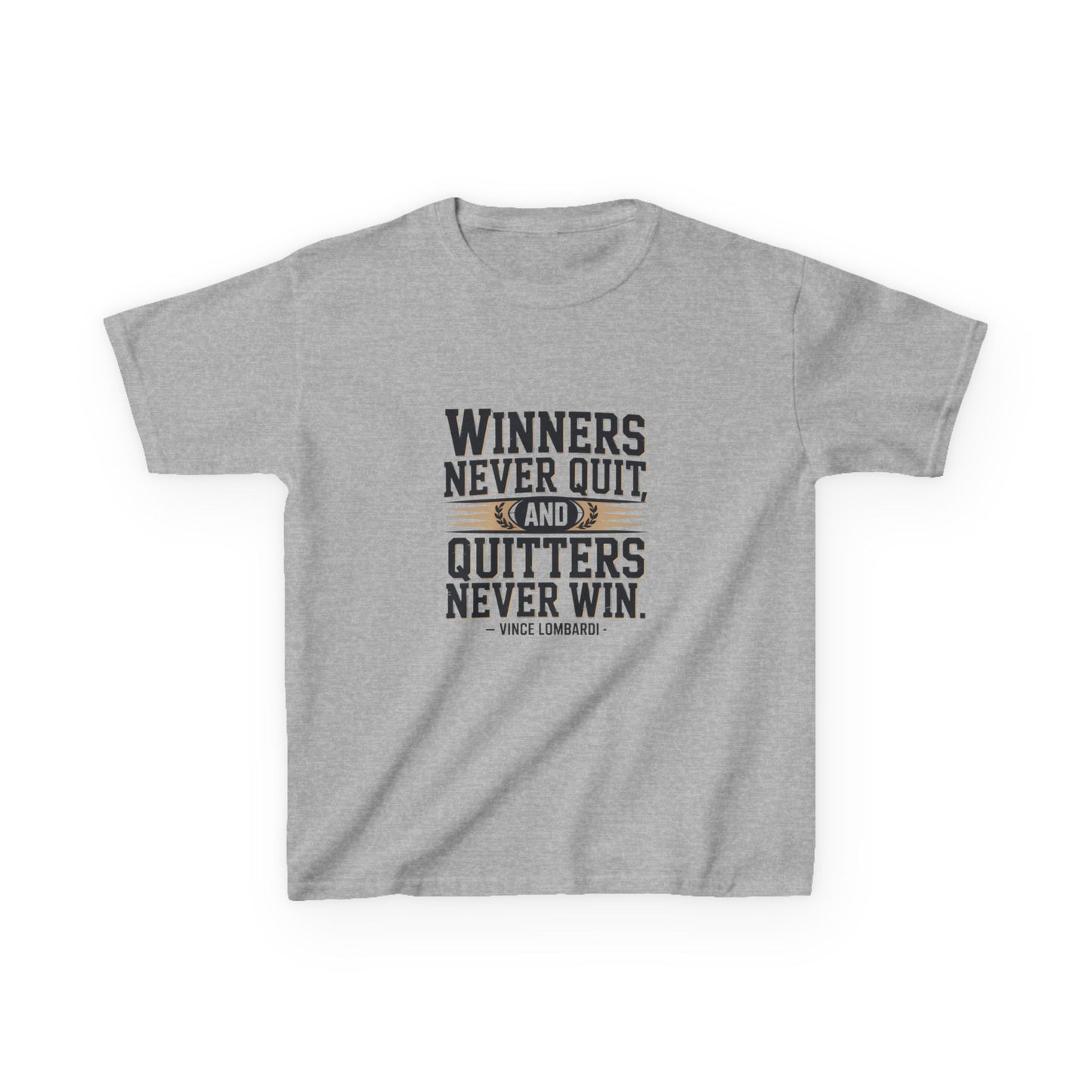 Winners Never Quit Kids Tee