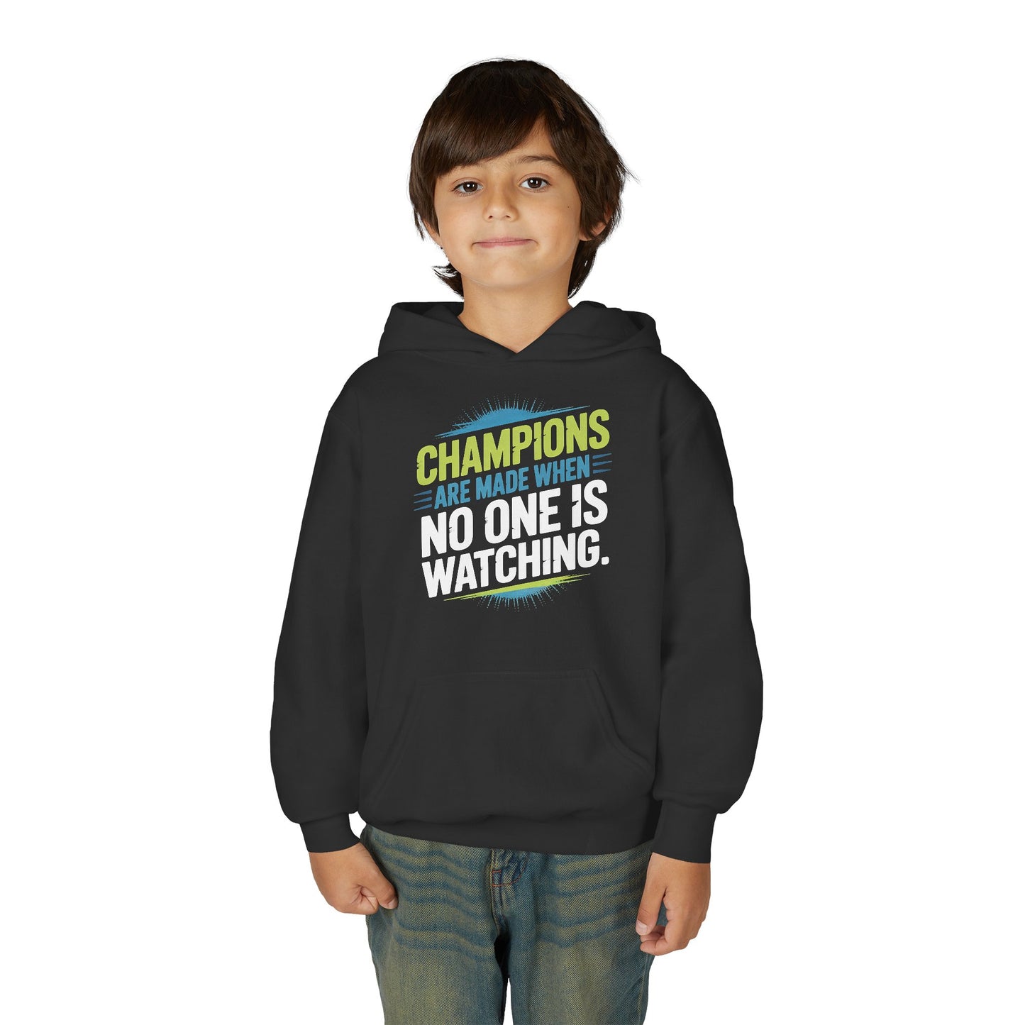 Champion Mindset Youth Hoodie - Inspirational Sports Sweatshirt