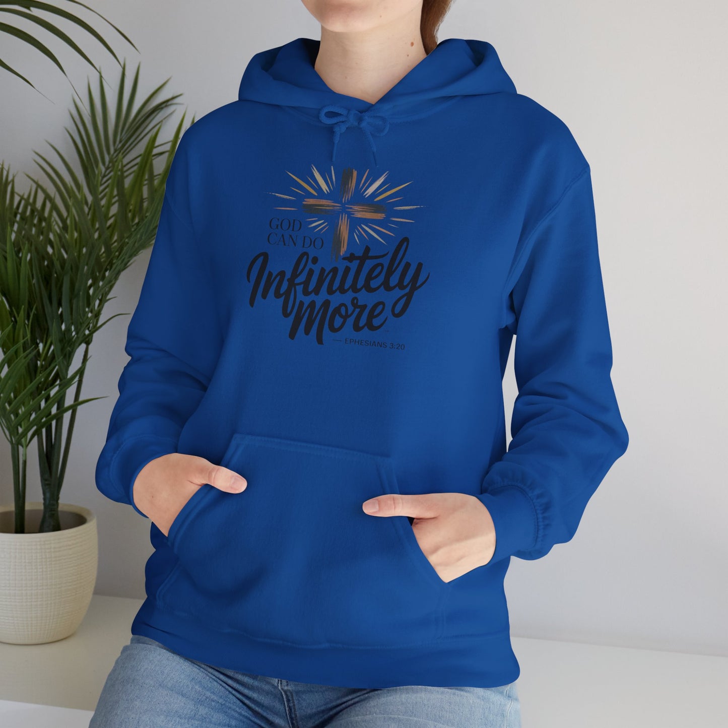 Infinity More Hooded Sweatshirt - Unisex Inspirational Pullover