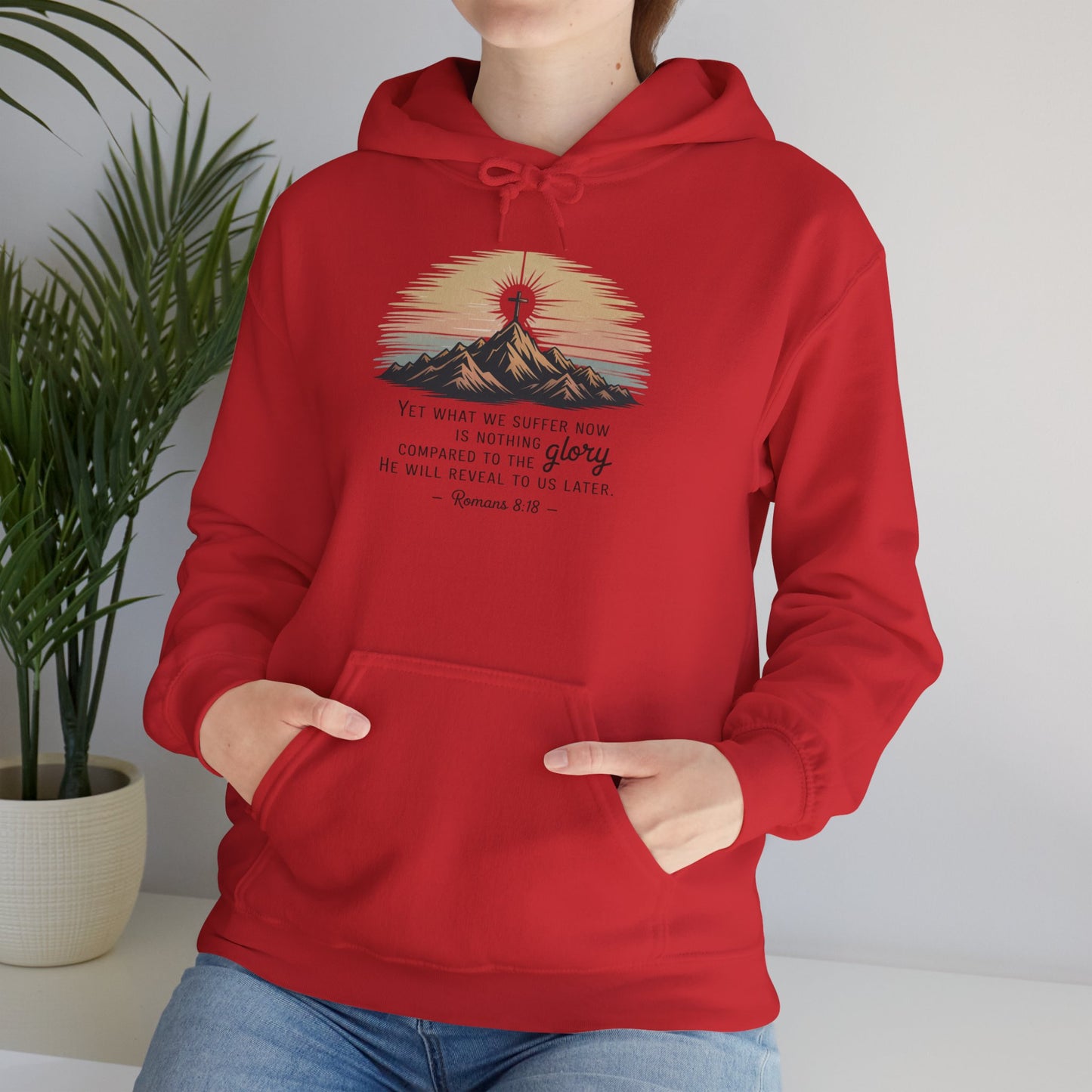 Inspirational Scripture Hoodie for Comfort and Faith