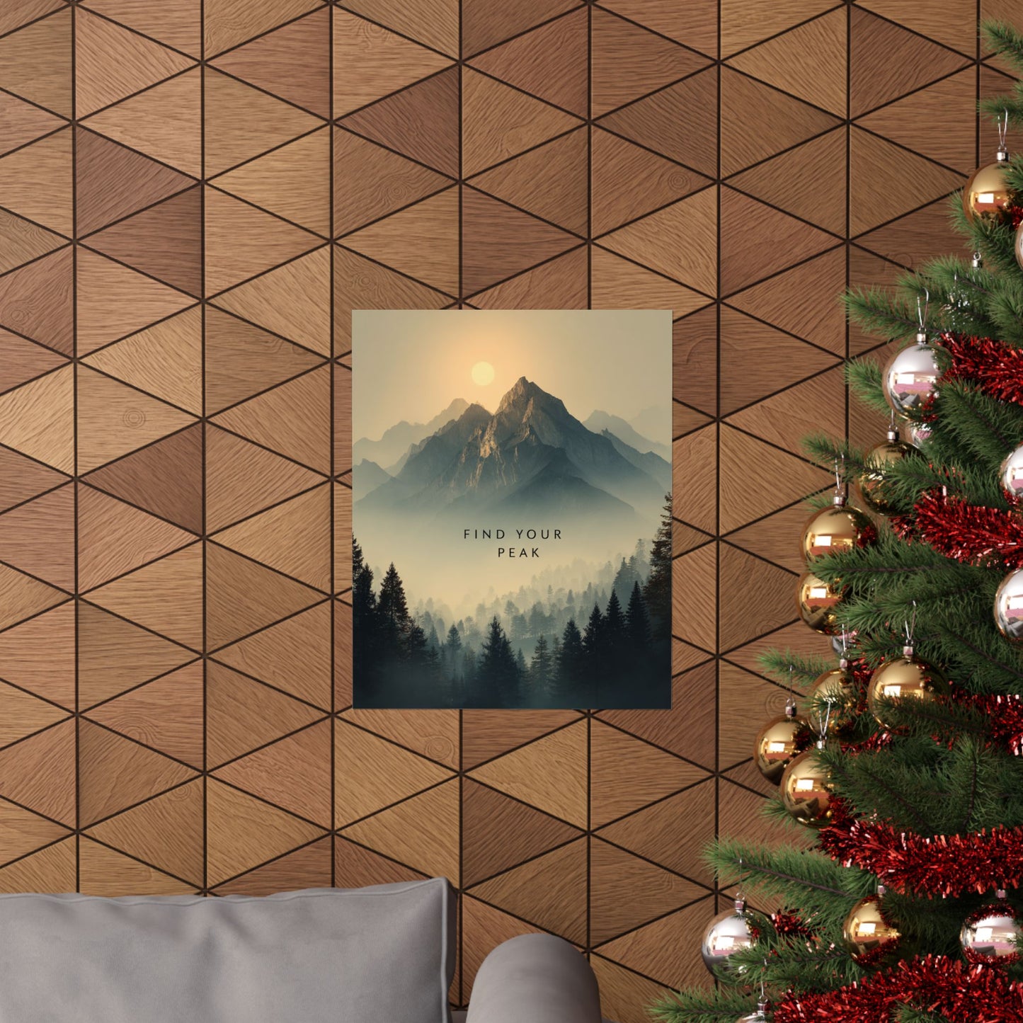 Mountain Landscape Wall Art: Find Your Peak Poster