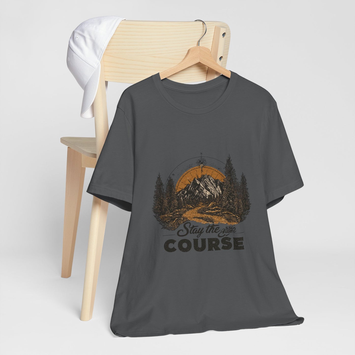 Stay the Course Mountain Tee - Unisex Jersey Short Sleeve Shirt