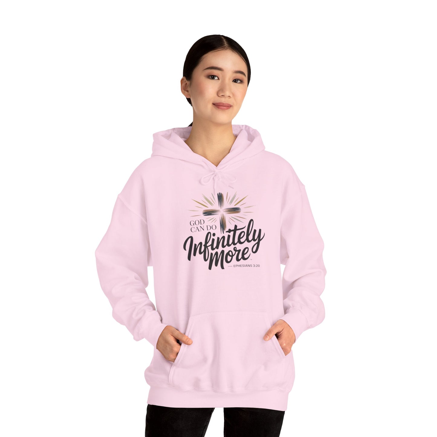 Infinity More Hooded Sweatshirt - Unisex Inspirational Pullover