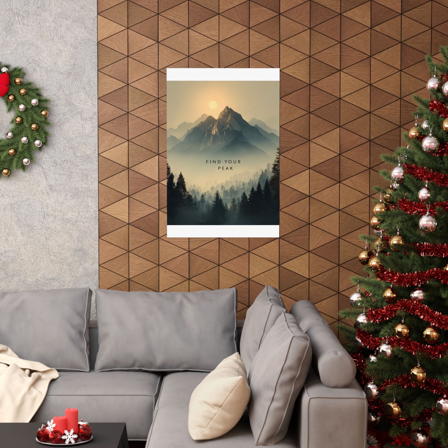 Mountain Landscape Wall Art: Find Your Peak Poster
