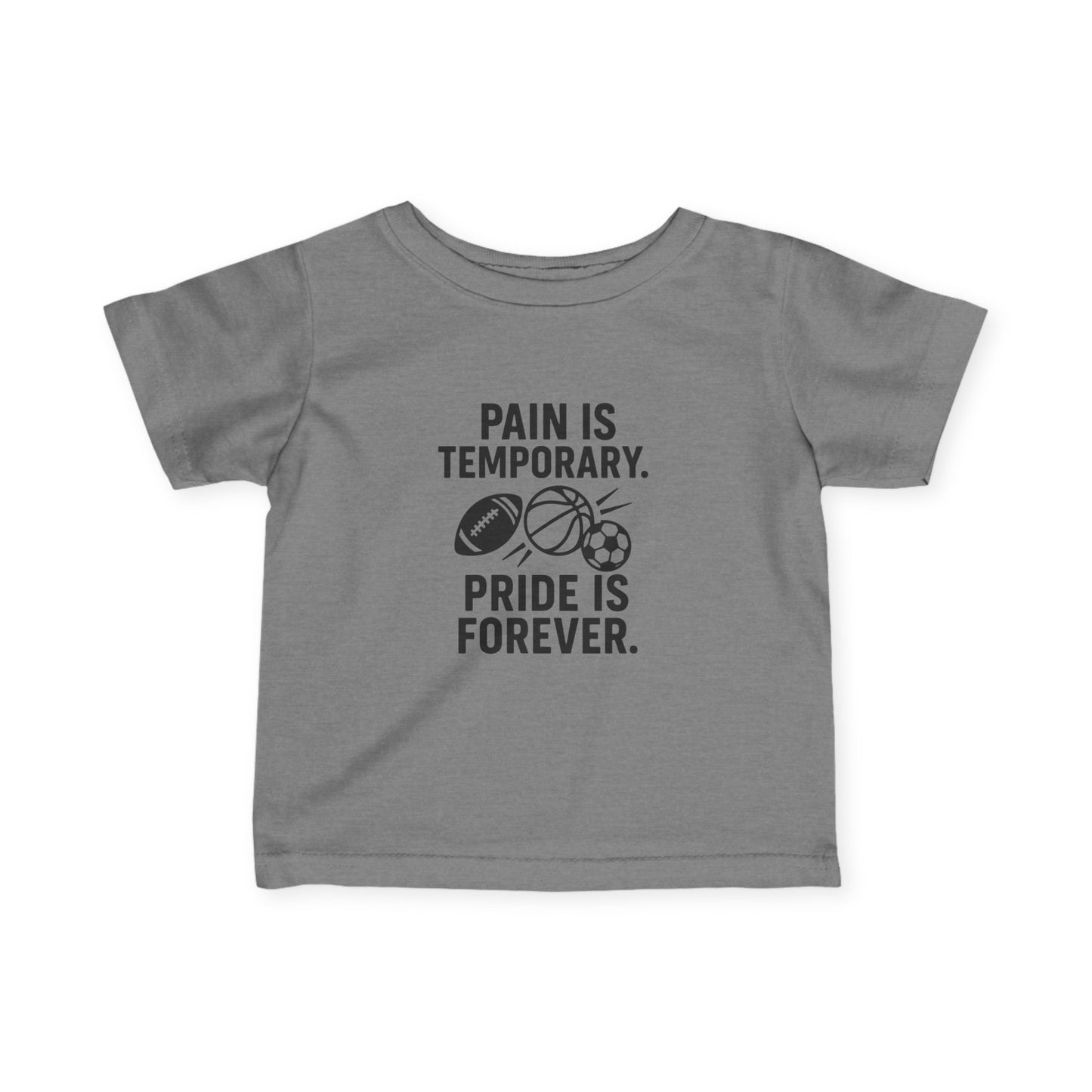 Youth Sports Tee - "Pain Is Temporary, Pride Is Forever"