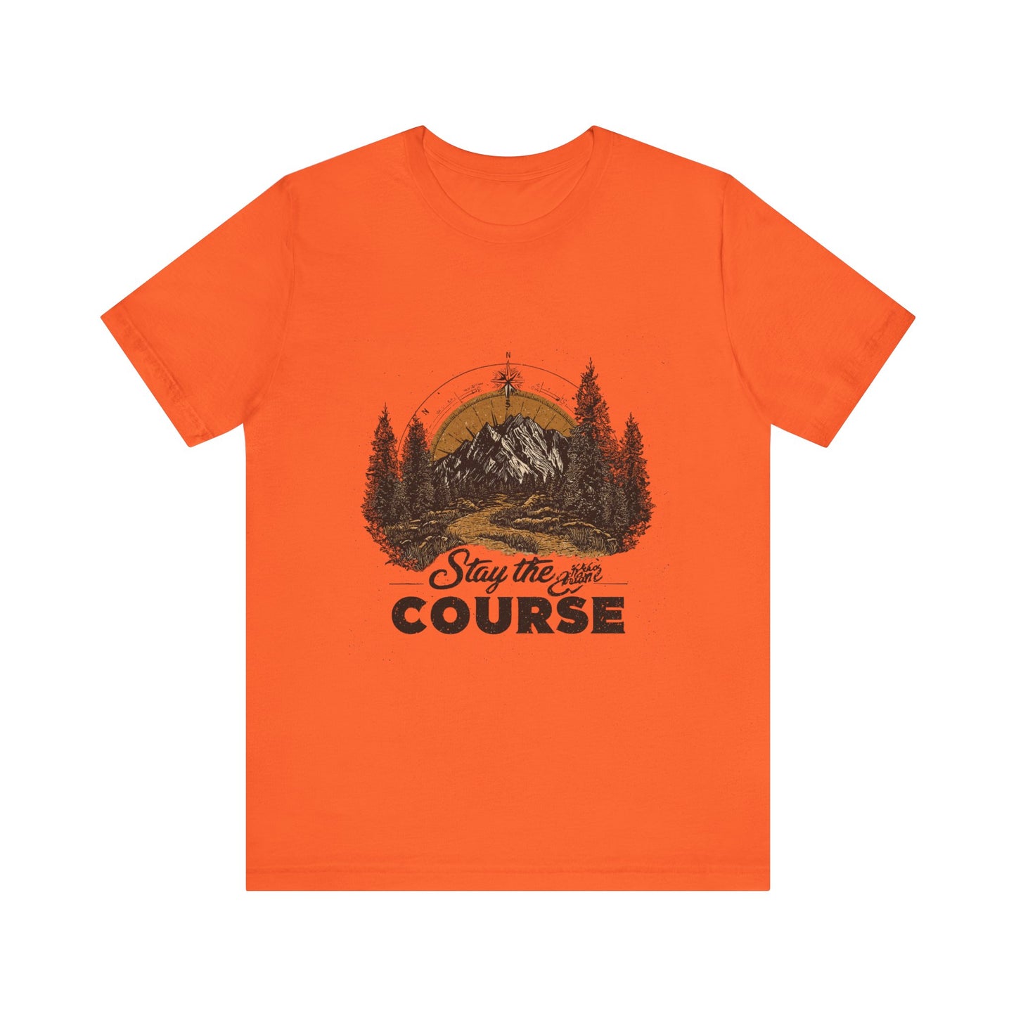 Stay the Course Mountain Tee - Unisex Jersey Short Sleeve Shirt