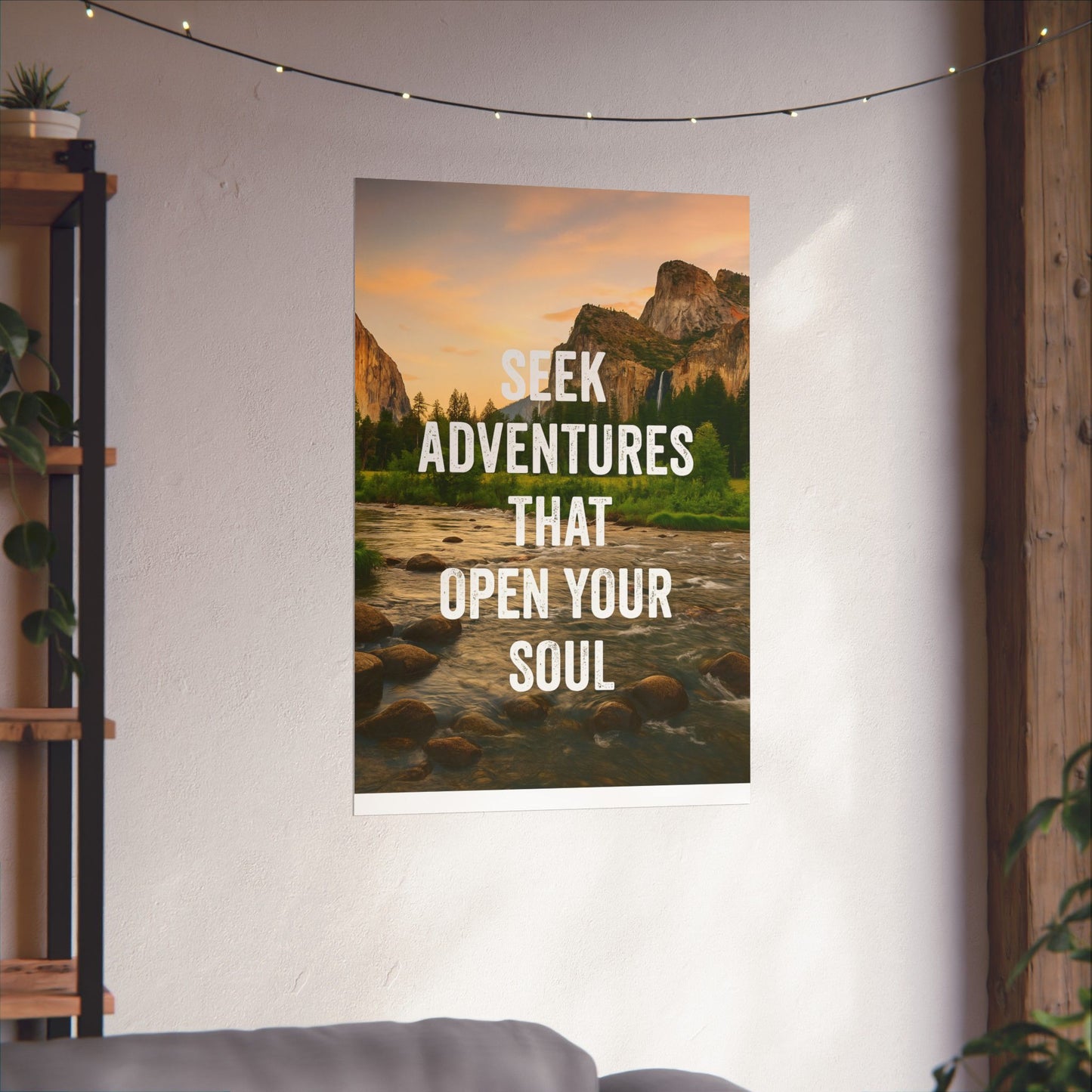 Adventure Poster - Seek Adventures That Open Your Soul