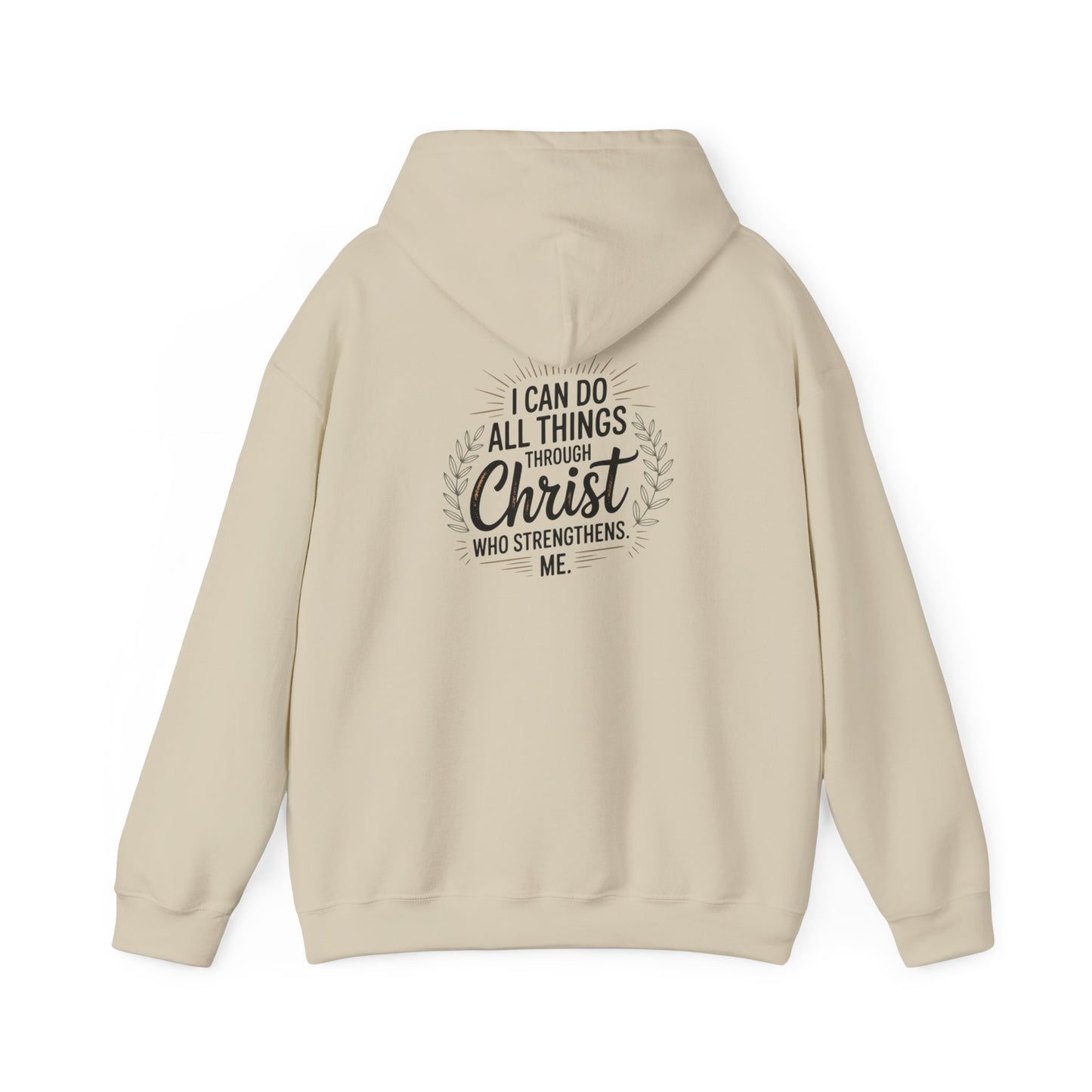 Inspirational Christian Hoodie - I Can Do All Things Through Christ