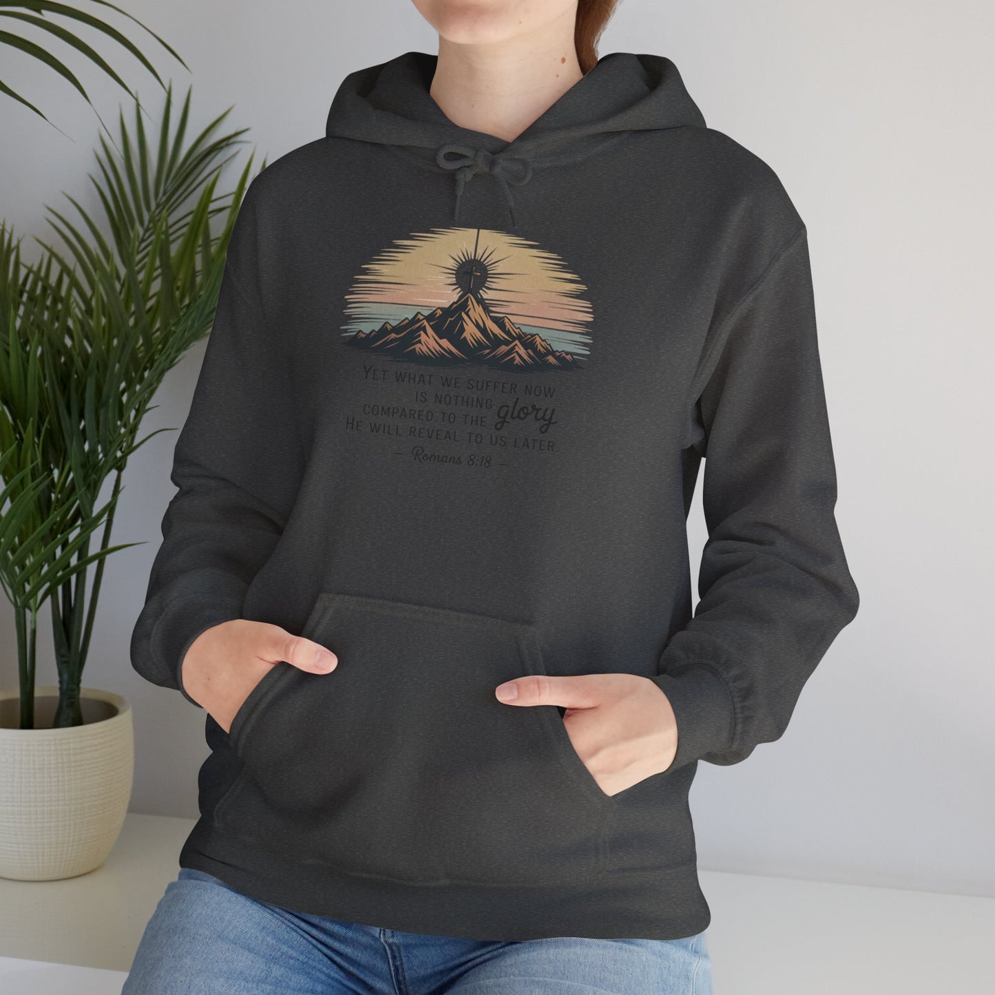 Inspirational Scripture Hoodie for Comfort and Faith