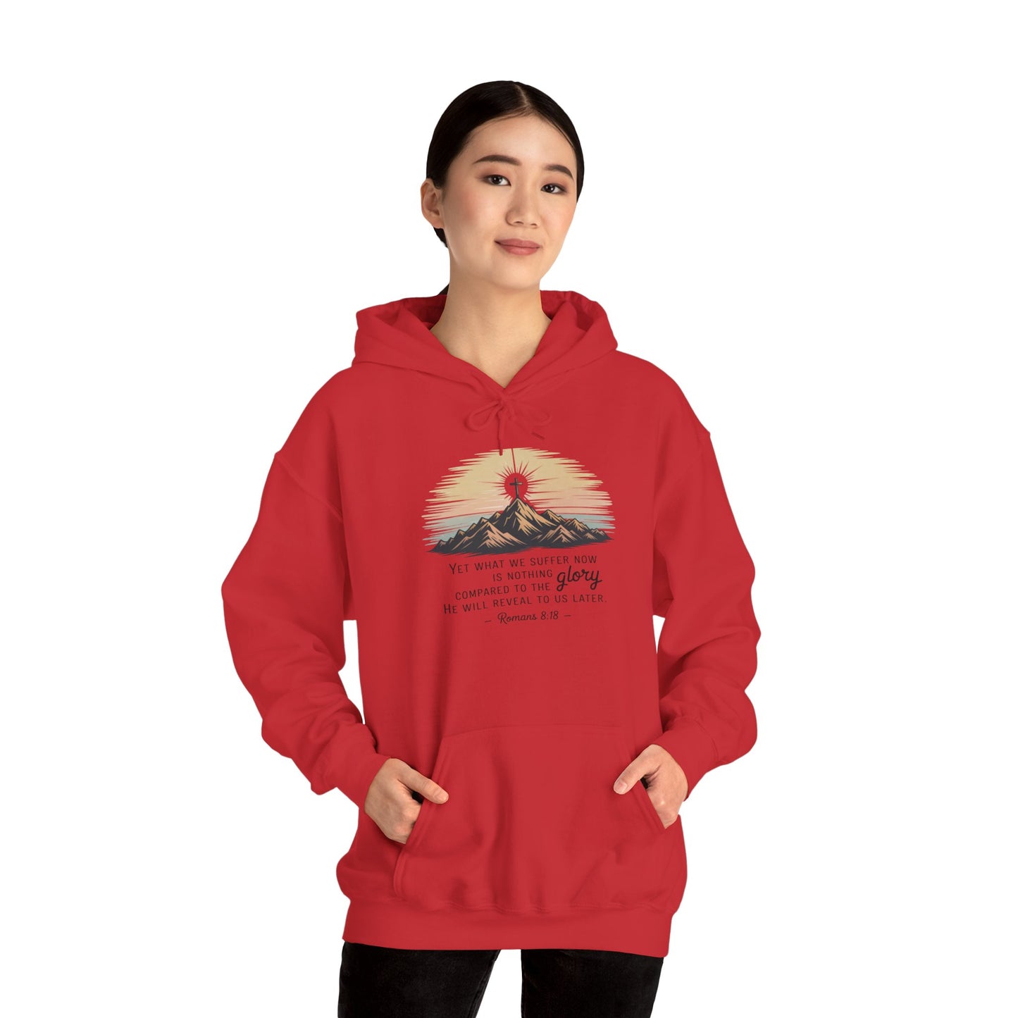 Inspirational Scripture Hoodie for Comfort and Faith