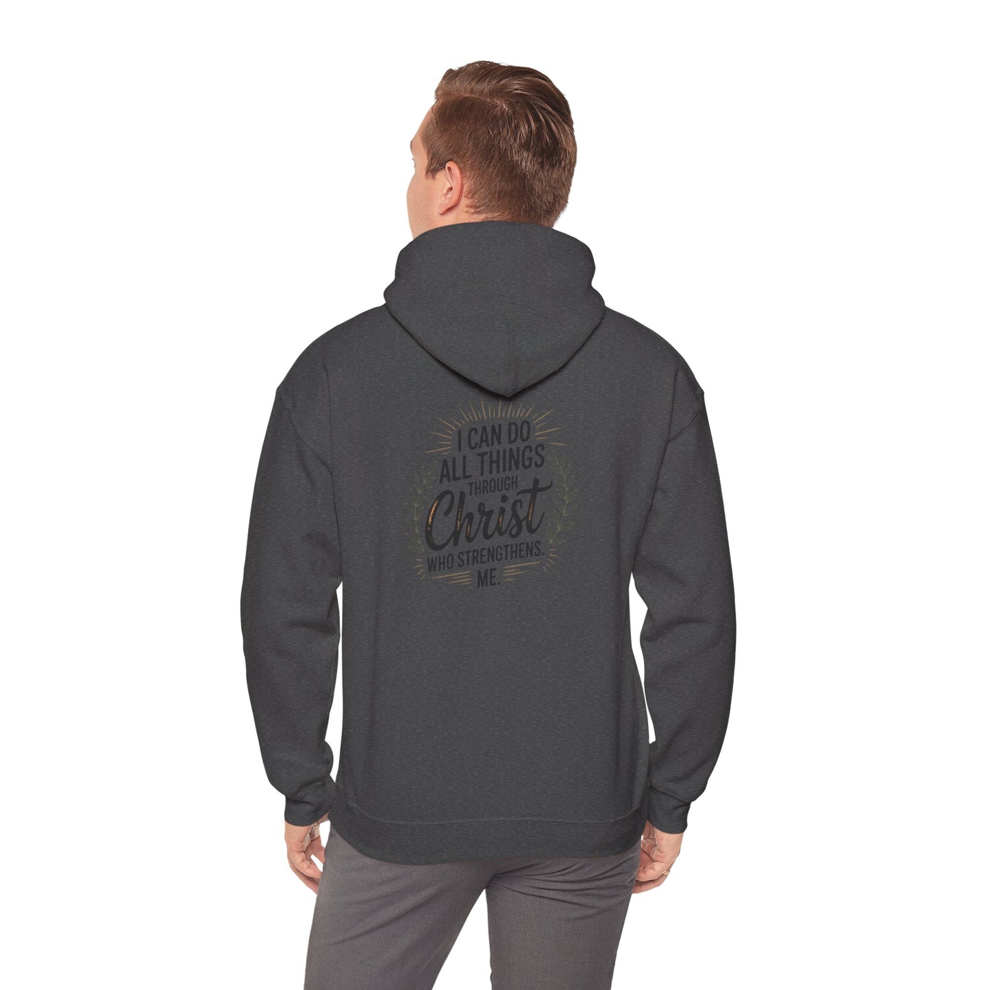 Inspirational Christian Hoodie - I Can Do All Things Through Christ