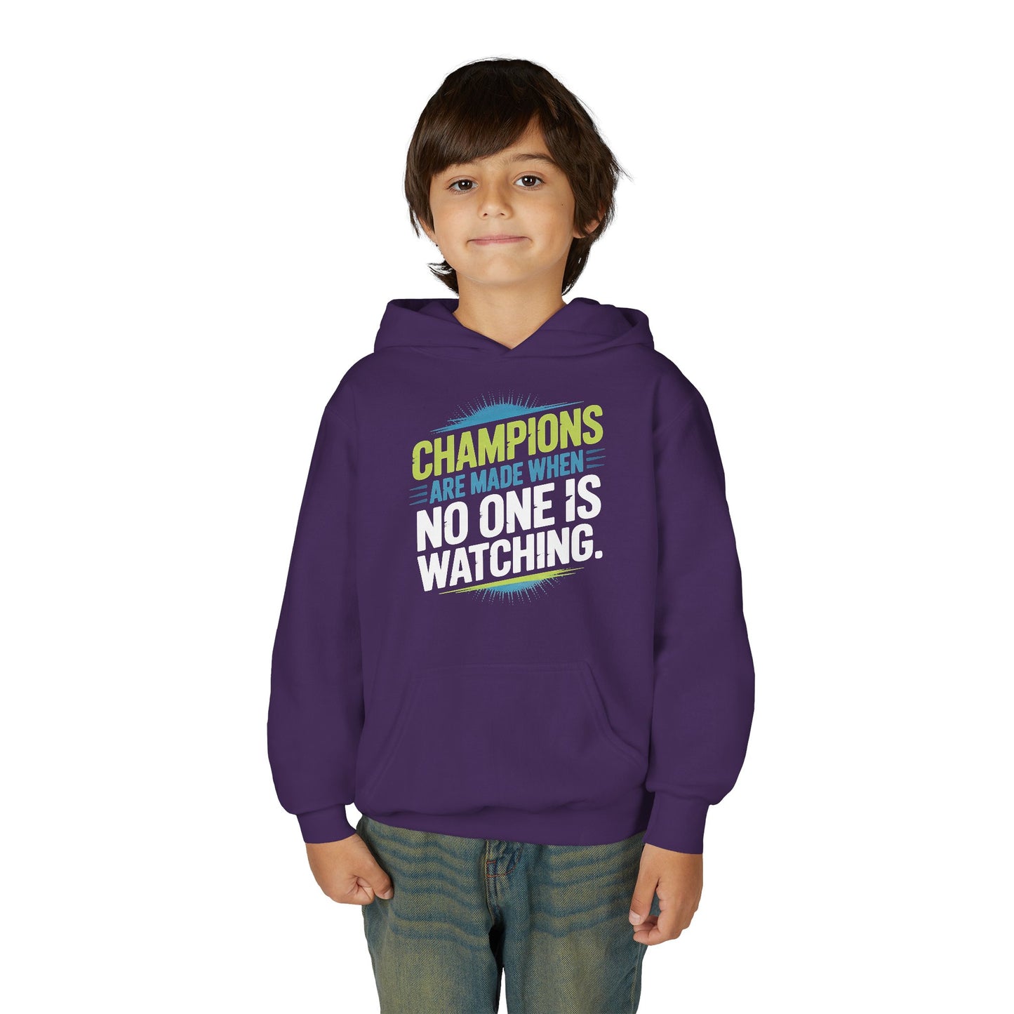 Champion Mindset Youth Hoodie - Inspirational Sports Sweatshirt