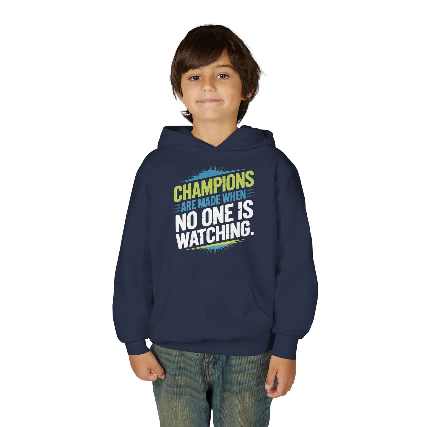 Champion Mindset Youth Hoodie - Inspirational Sports Sweatshirt