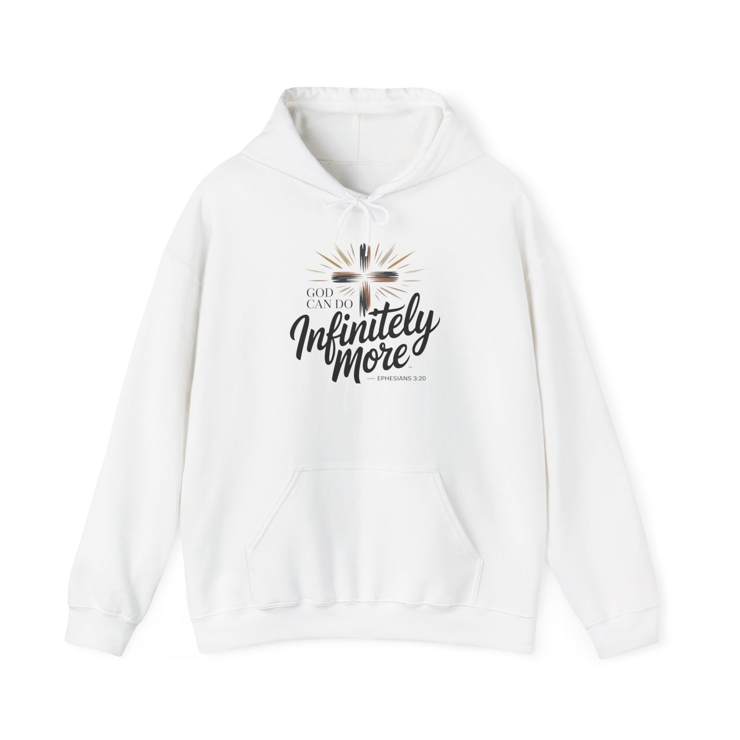 Infinity More Hooded Sweatshirt - Unisex Inspirational Pullover