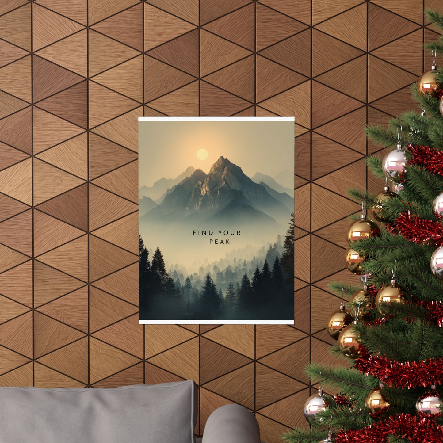 Mountain Landscape Wall Art: Find Your Peak Poster
