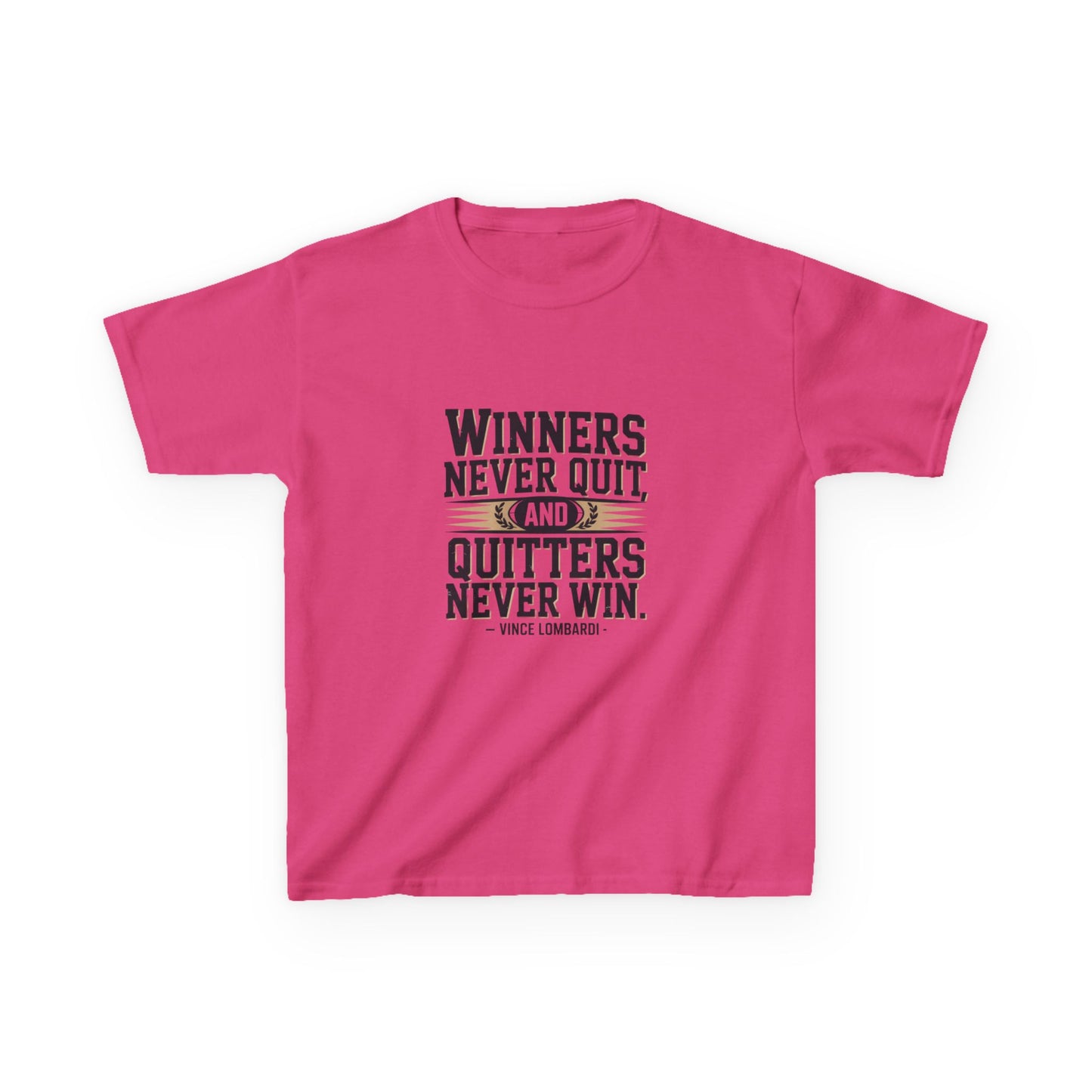 Winners Never Quit Kids Tee