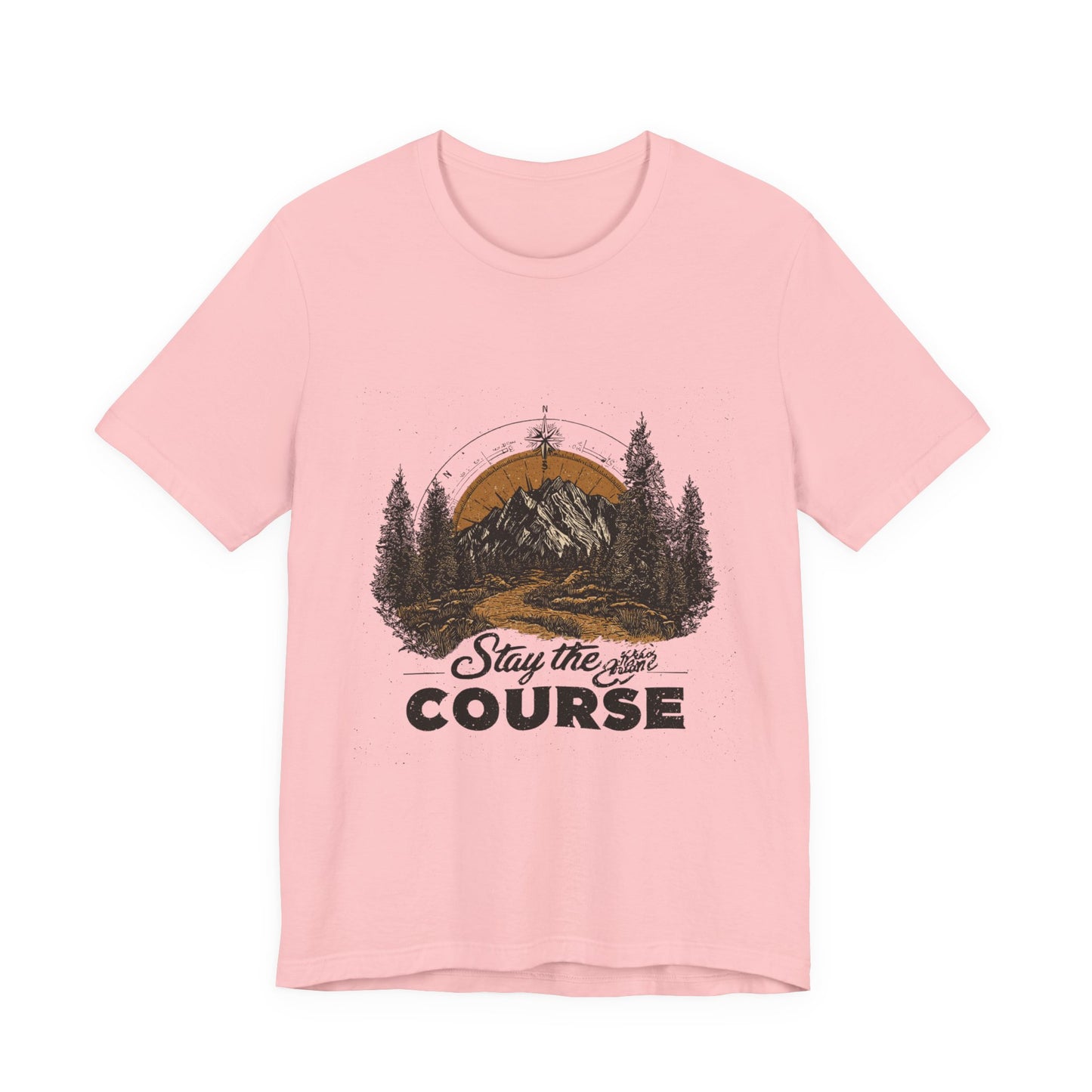 Stay the Course Mountain Tee - Unisex Jersey Short Sleeve Shirt
