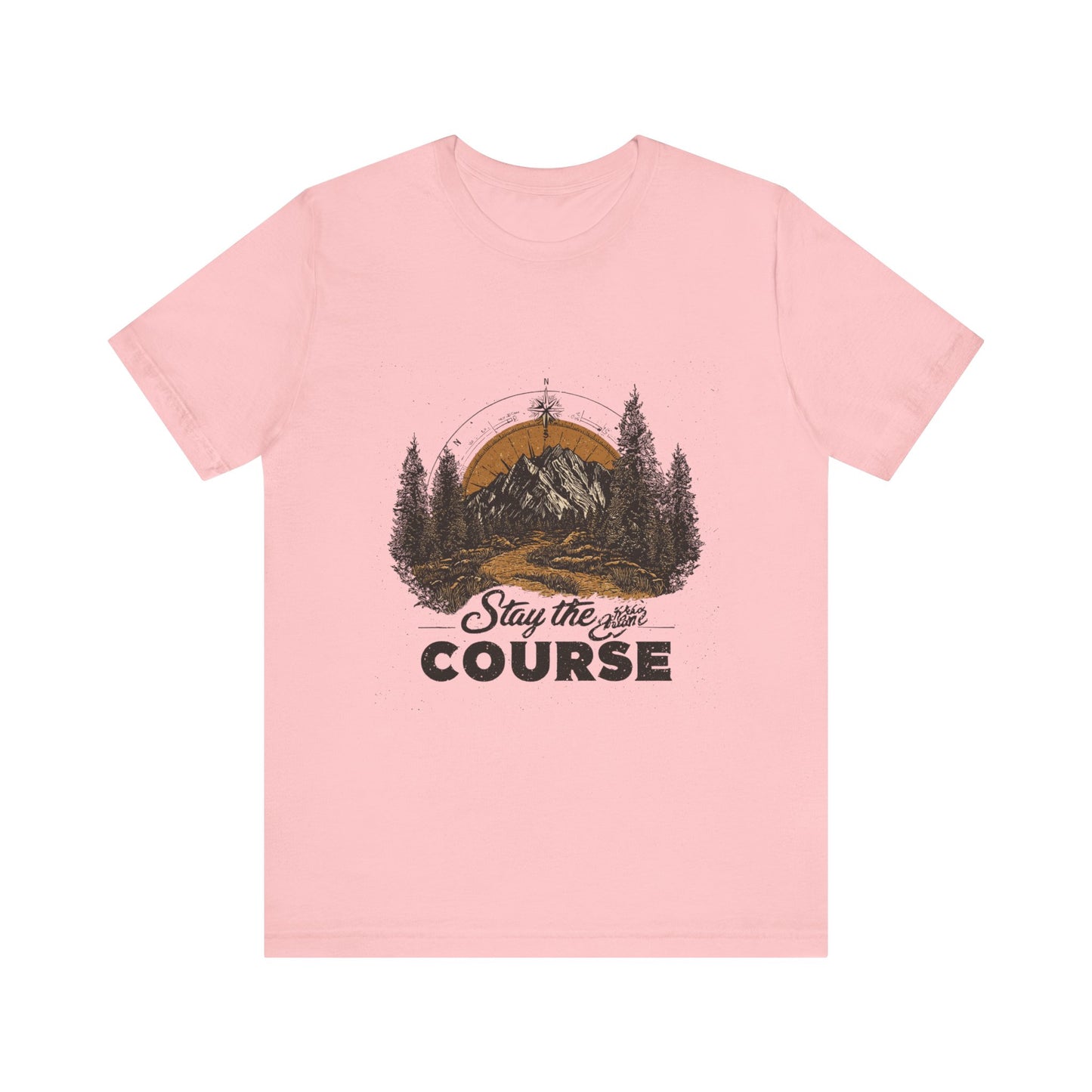 Stay the Course Mountain Tee - Unisex Jersey Short Sleeve Shirt