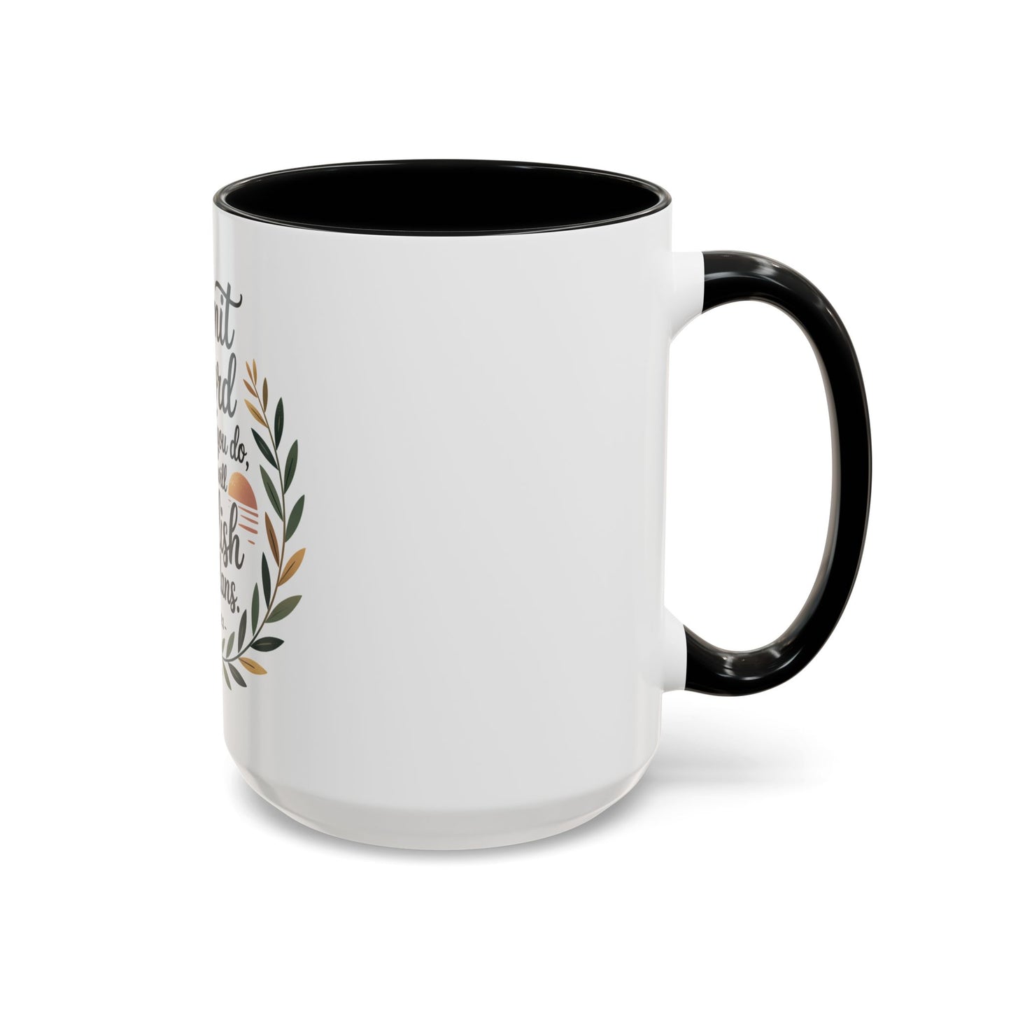 Inspirational Coffee Mug - 'Commit to the Lord' - 11 & 15 oz