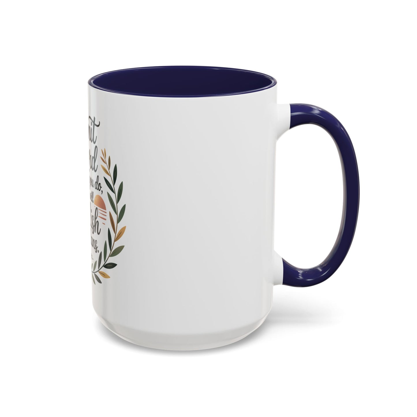 Inspirational Coffee Mug - 'Commit to the Lord' - 11 & 15 oz