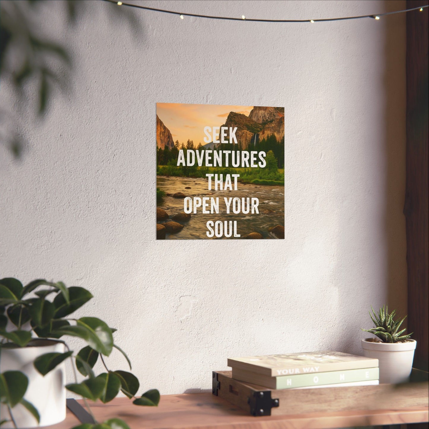 Adventure Poster - Seek Adventures That Open Your Soul