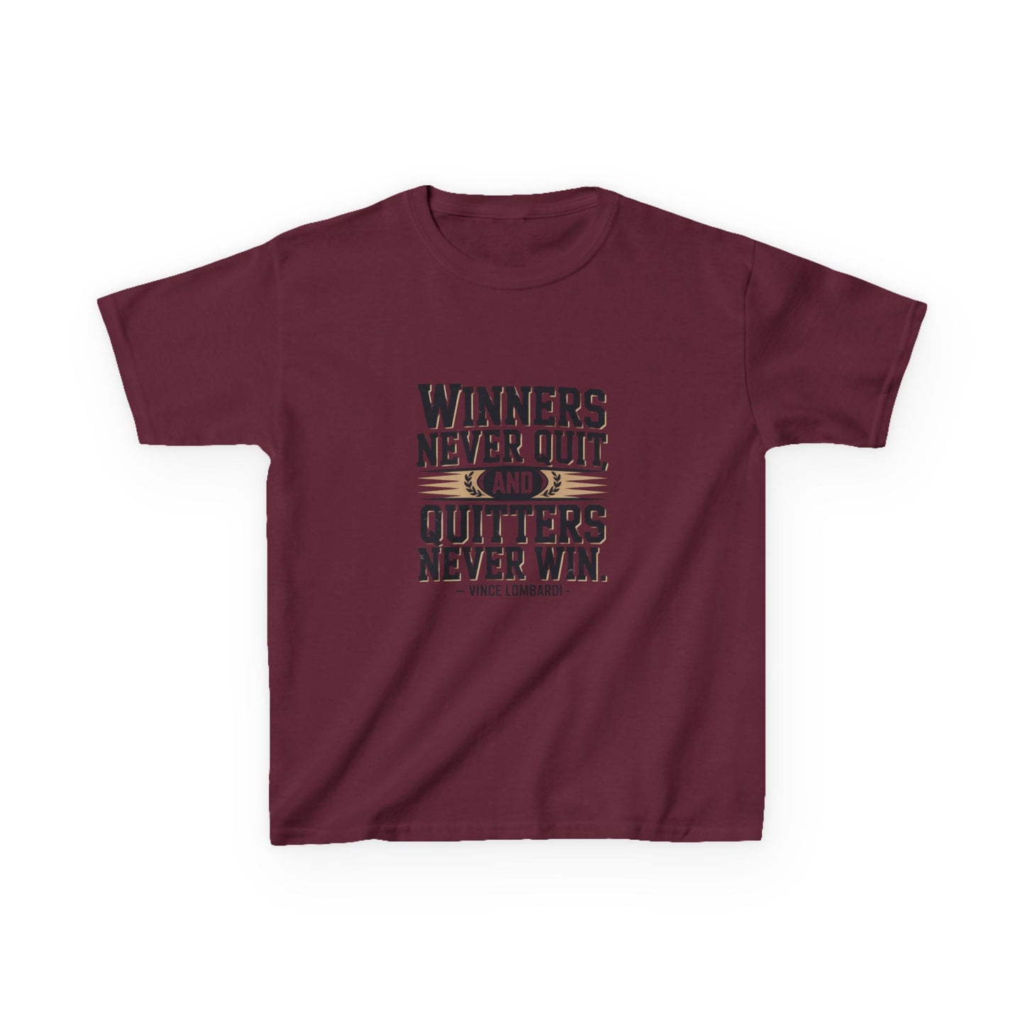Winners Never Quit Kids Tee