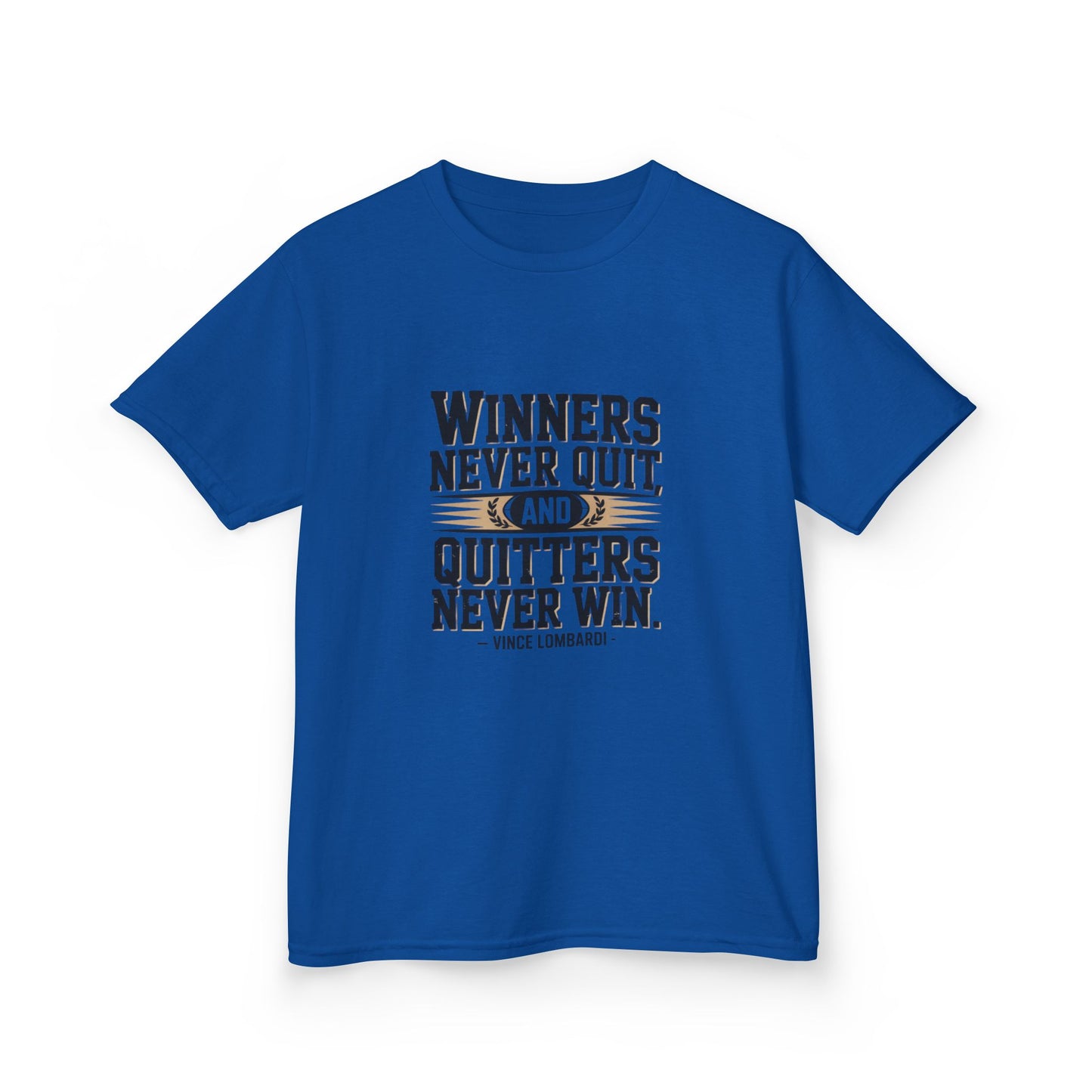 Winners Never Quit Kids Tee