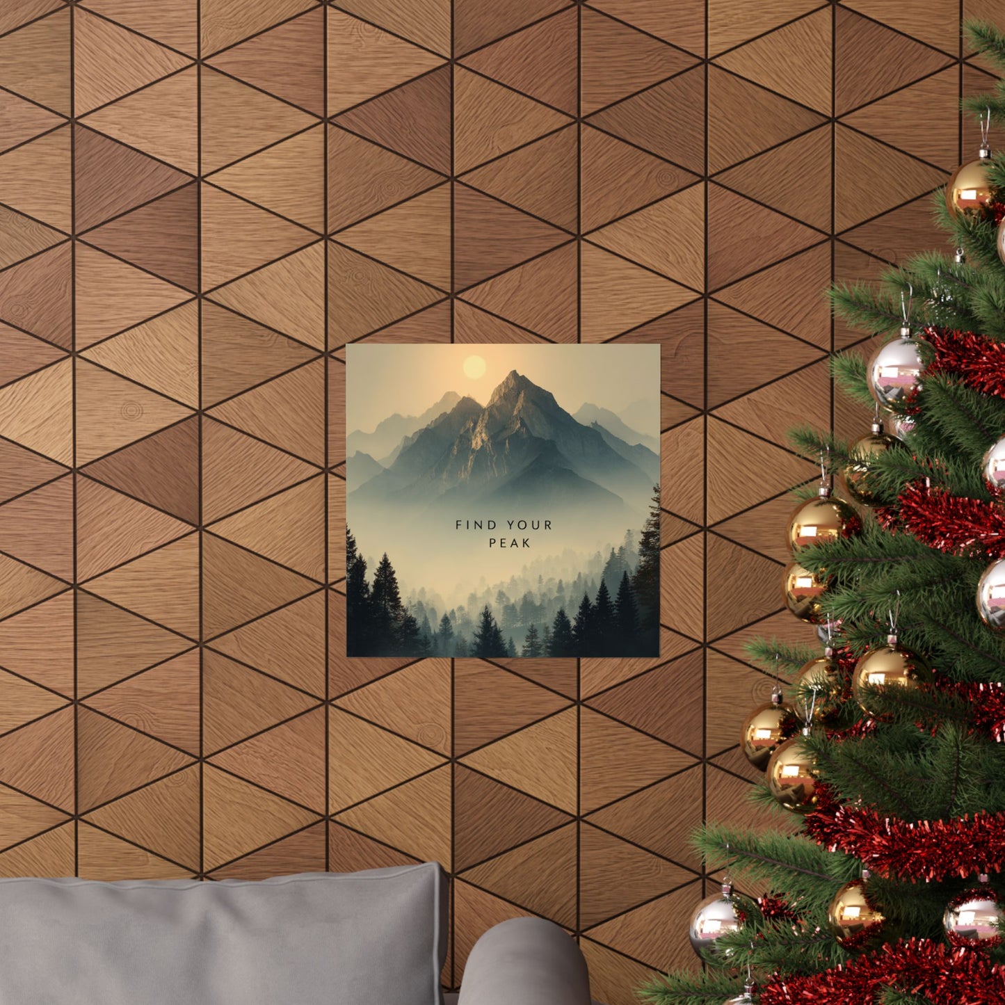 Mountain Landscape Wall Art: Find Your Peak Poster