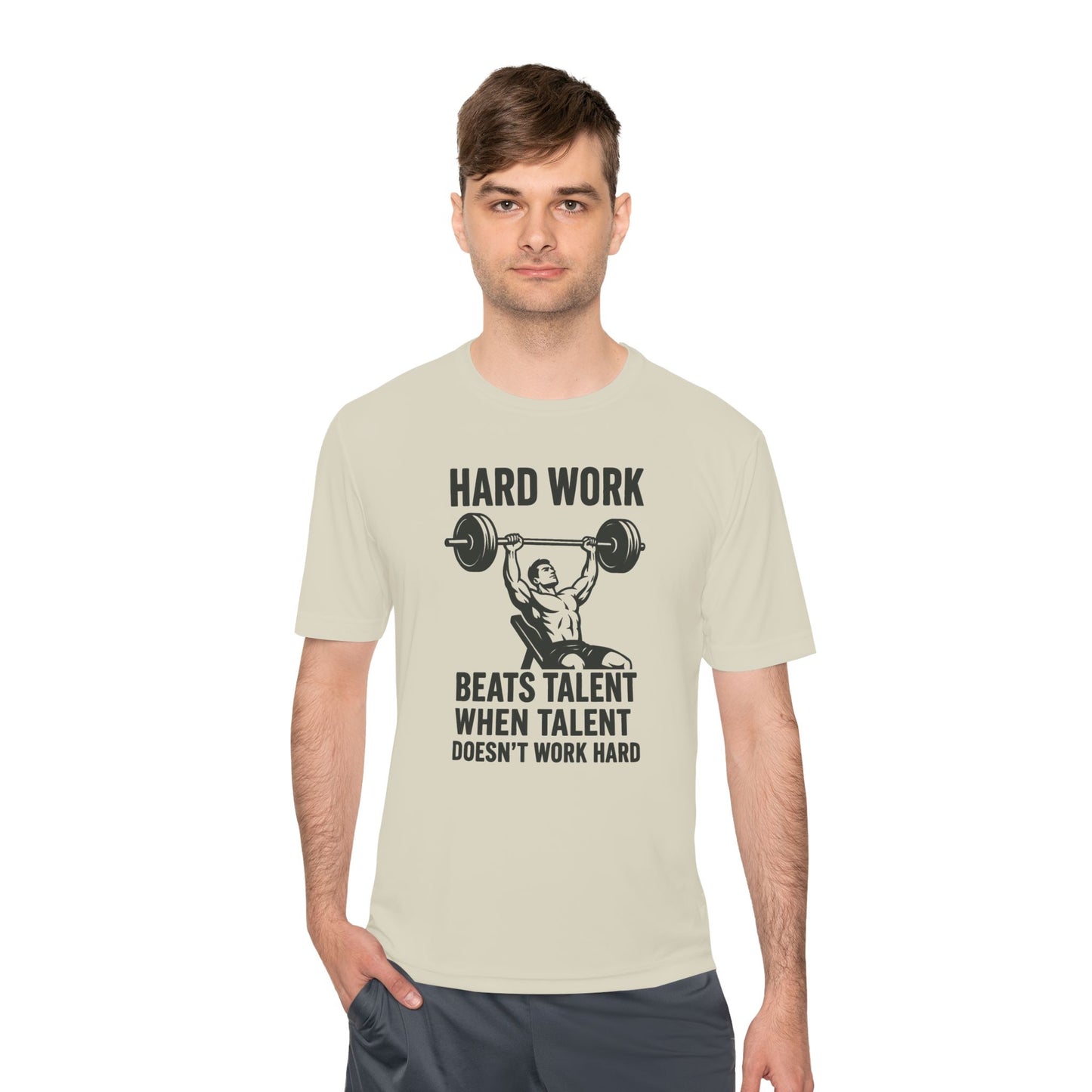 Hard Work Motivation Unisex Moisture Wicking Tee