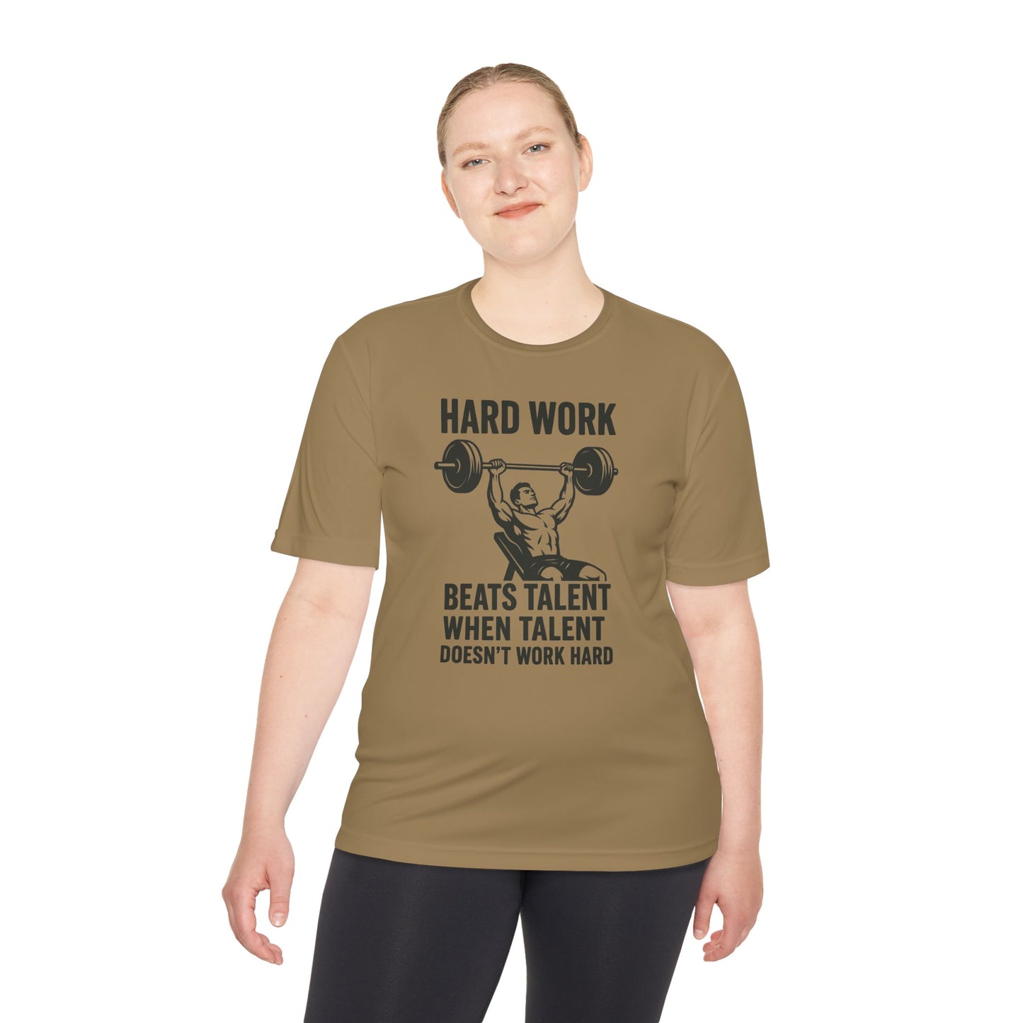 Hard Work Motivation Unisex Moisture Wicking Tee