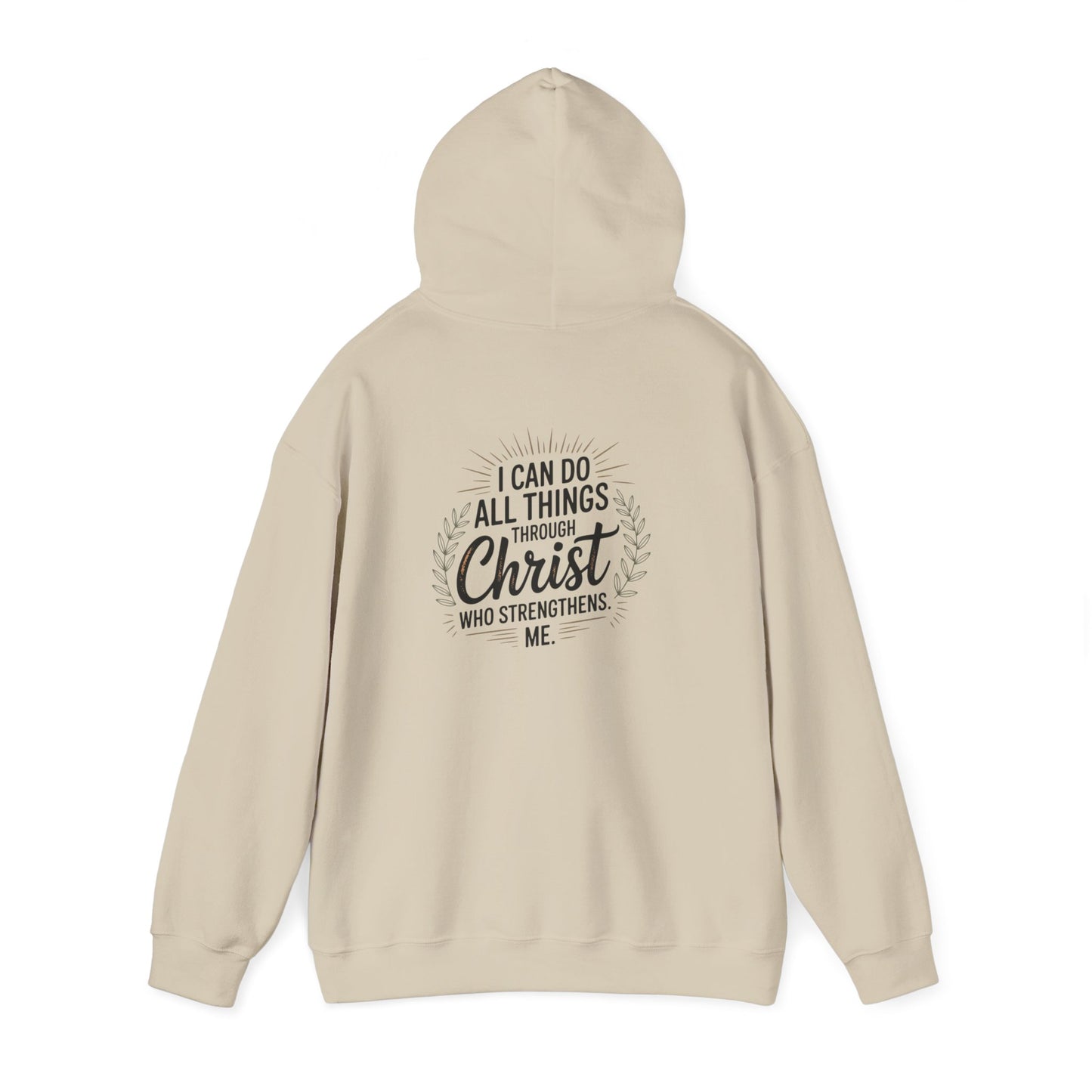 Inspirational Christian Hoodie - I Can Do All Things Through Christ