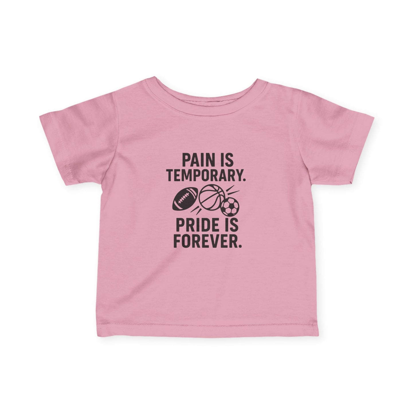 Youth Sports Tee - "Pain Is Temporary, Pride Is Forever"