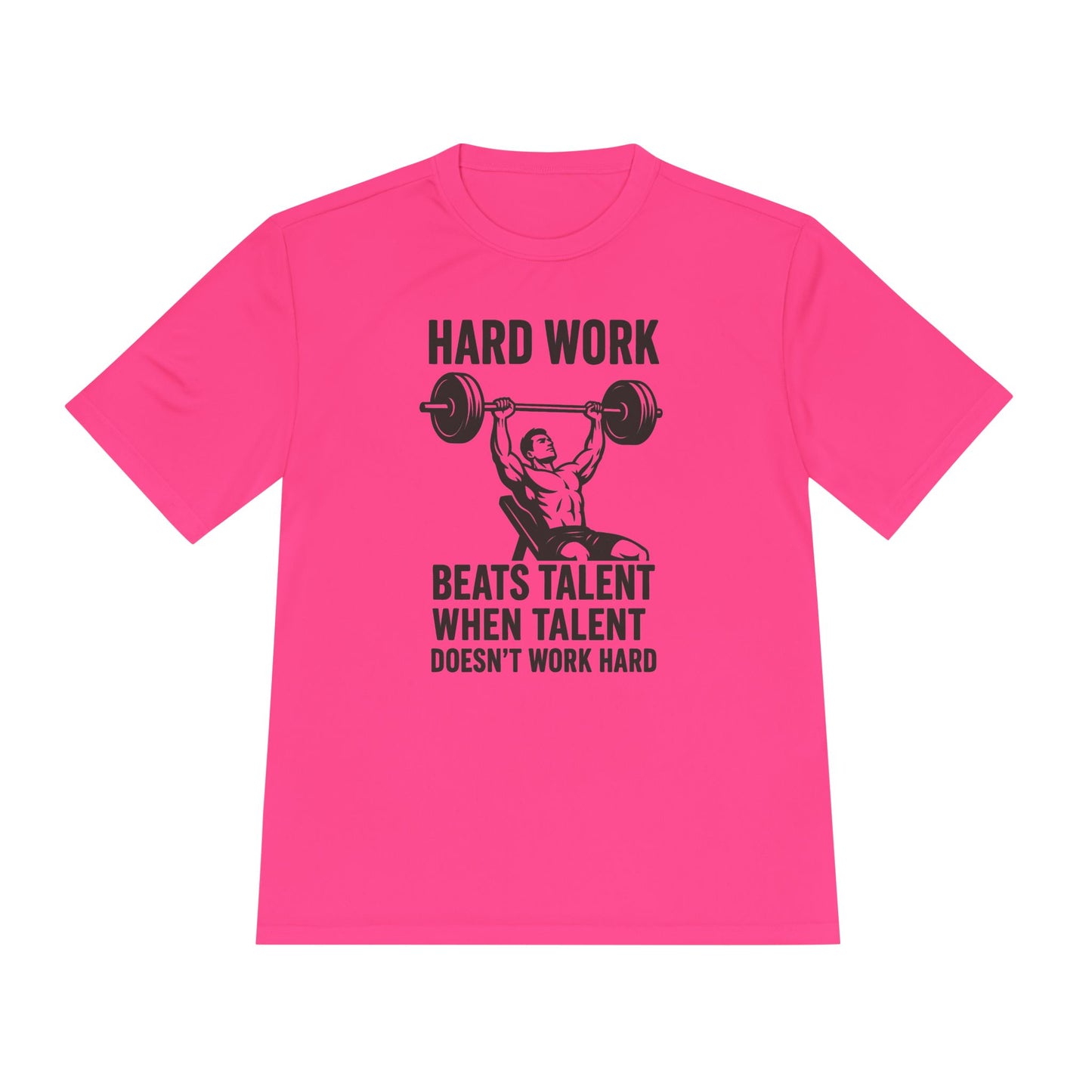Hard Work Motivation Unisex Moisture Wicking Tee