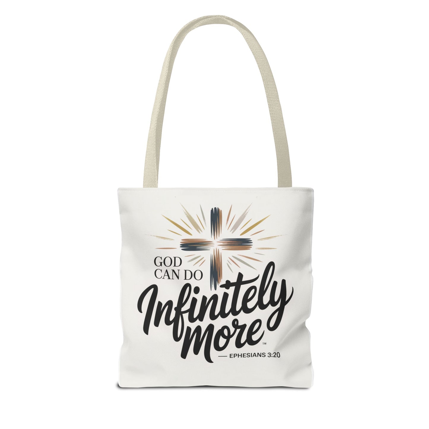 Faith-Inspired Tote Bag: Wings & Infinite Blessings