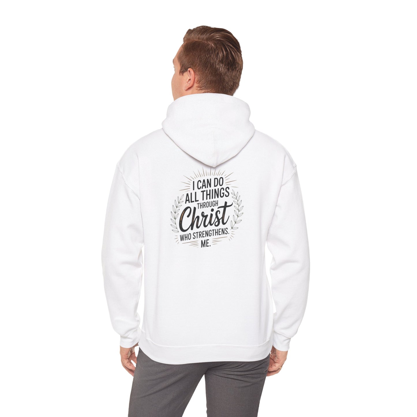 Inspirational Christian Hoodie - I Can Do All Things Through Christ