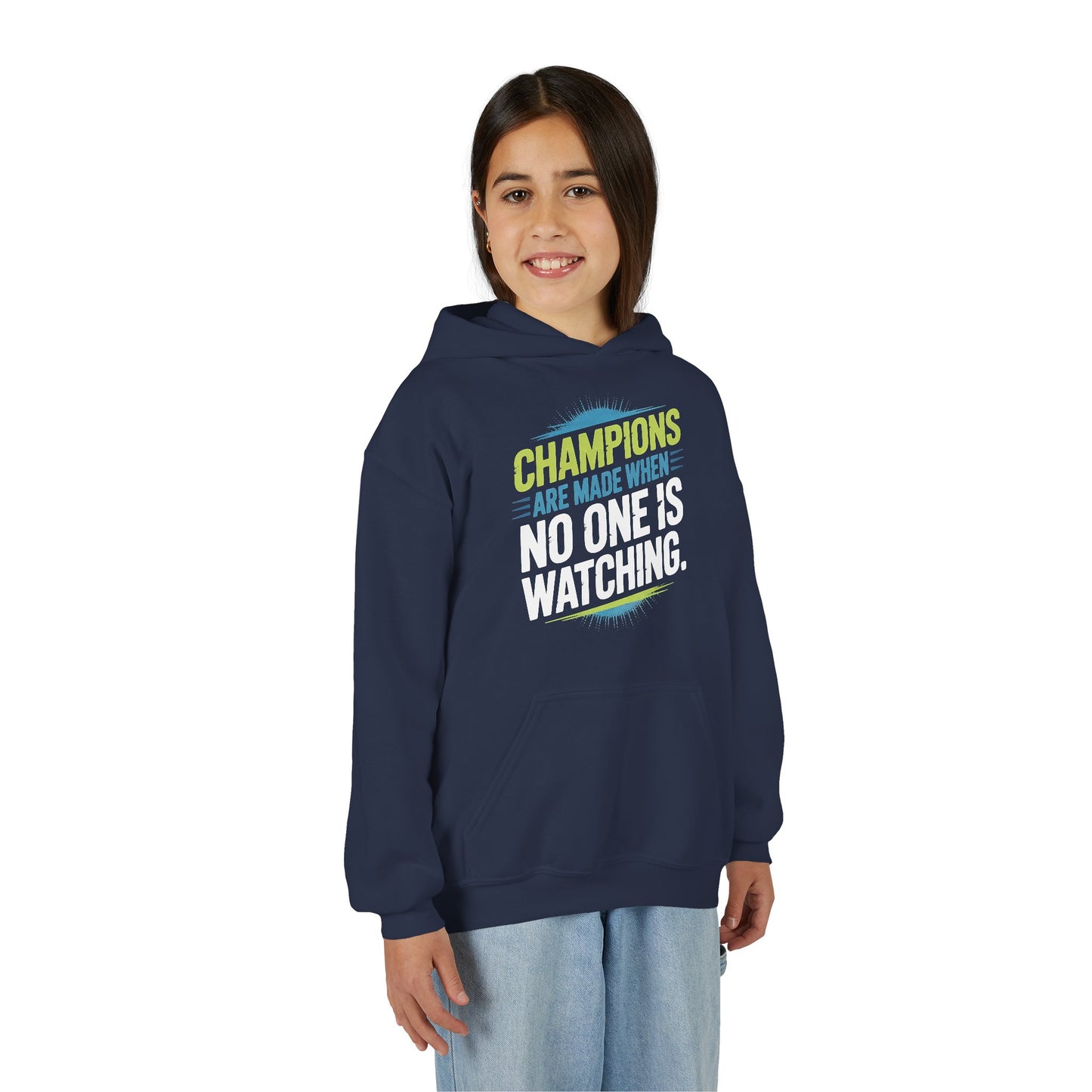 Champion Mindset Youth Hoodie - Inspirational Sports Sweatshirt