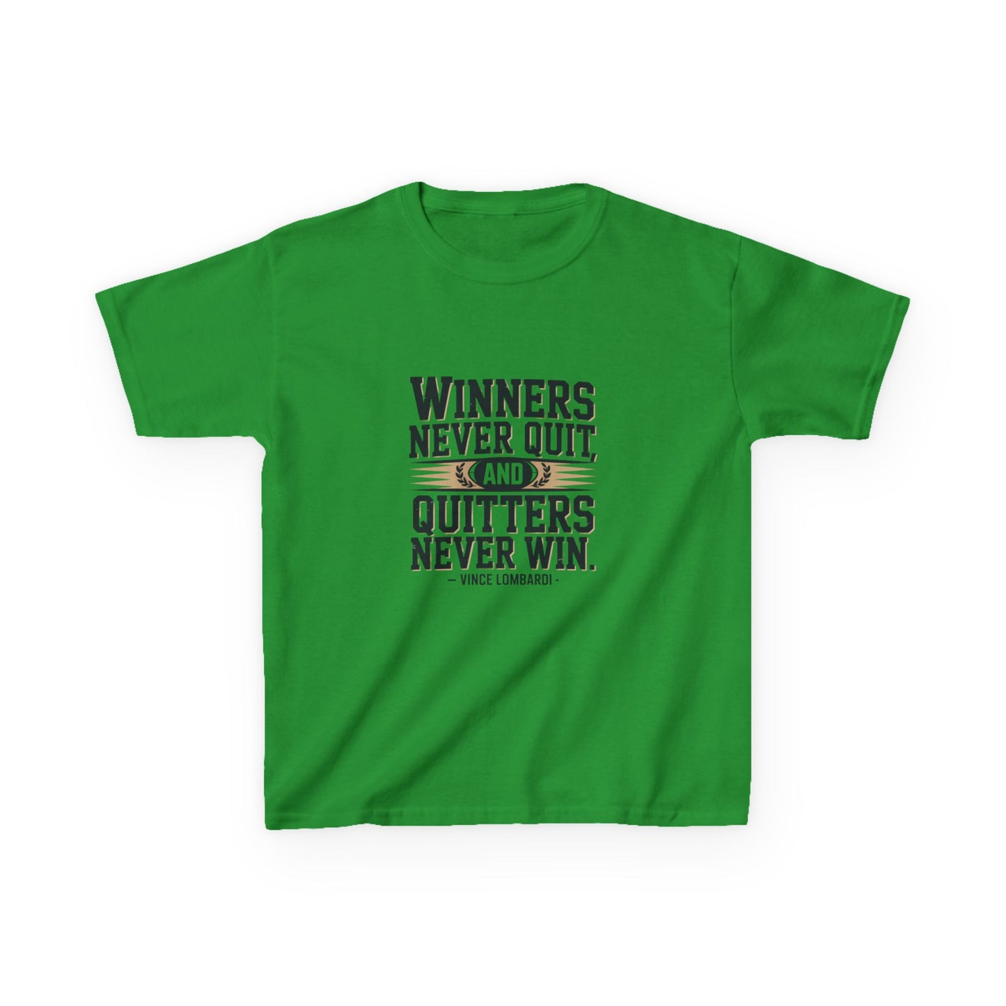 Winners Never Quit Kids Tee