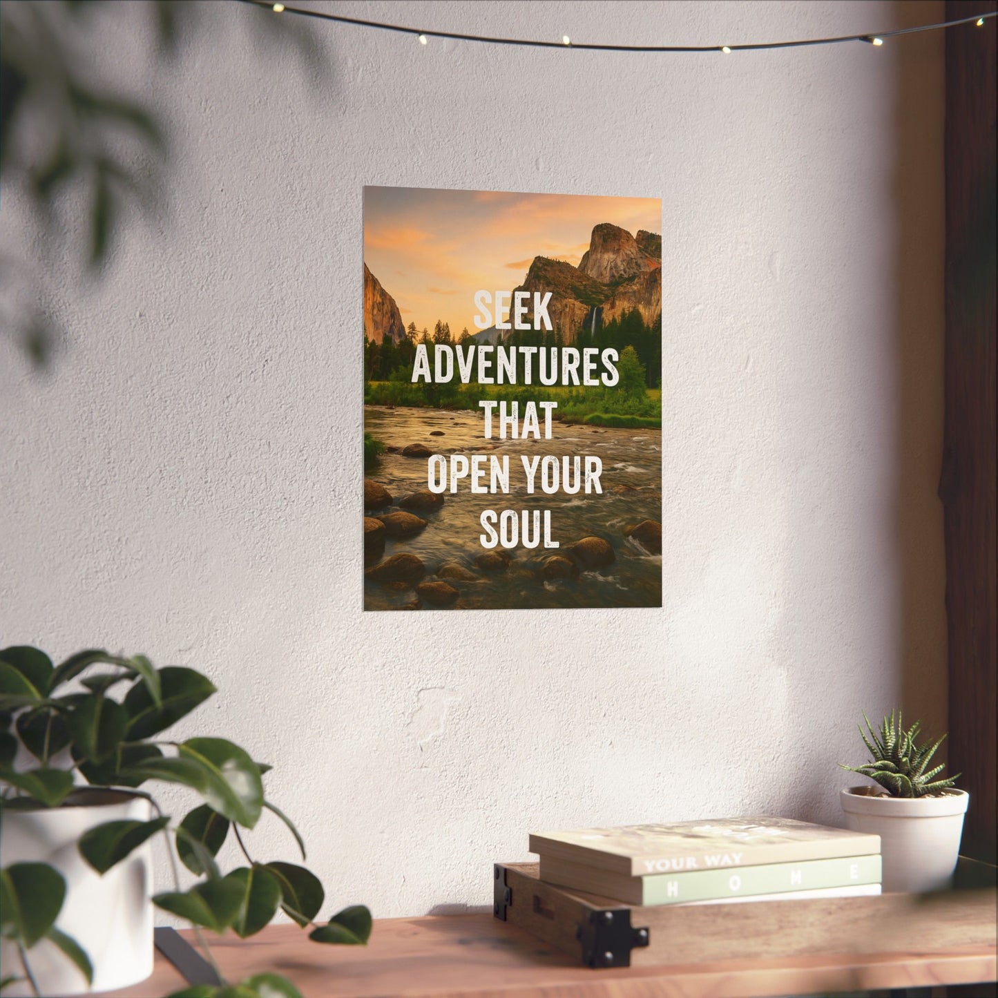 Adventure Poster - Seek Adventures That Open Your Soul