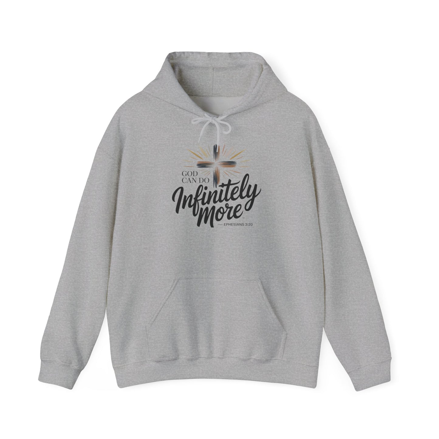 Infinity More Hooded Sweatshirt - Unisex Inspirational Pullover