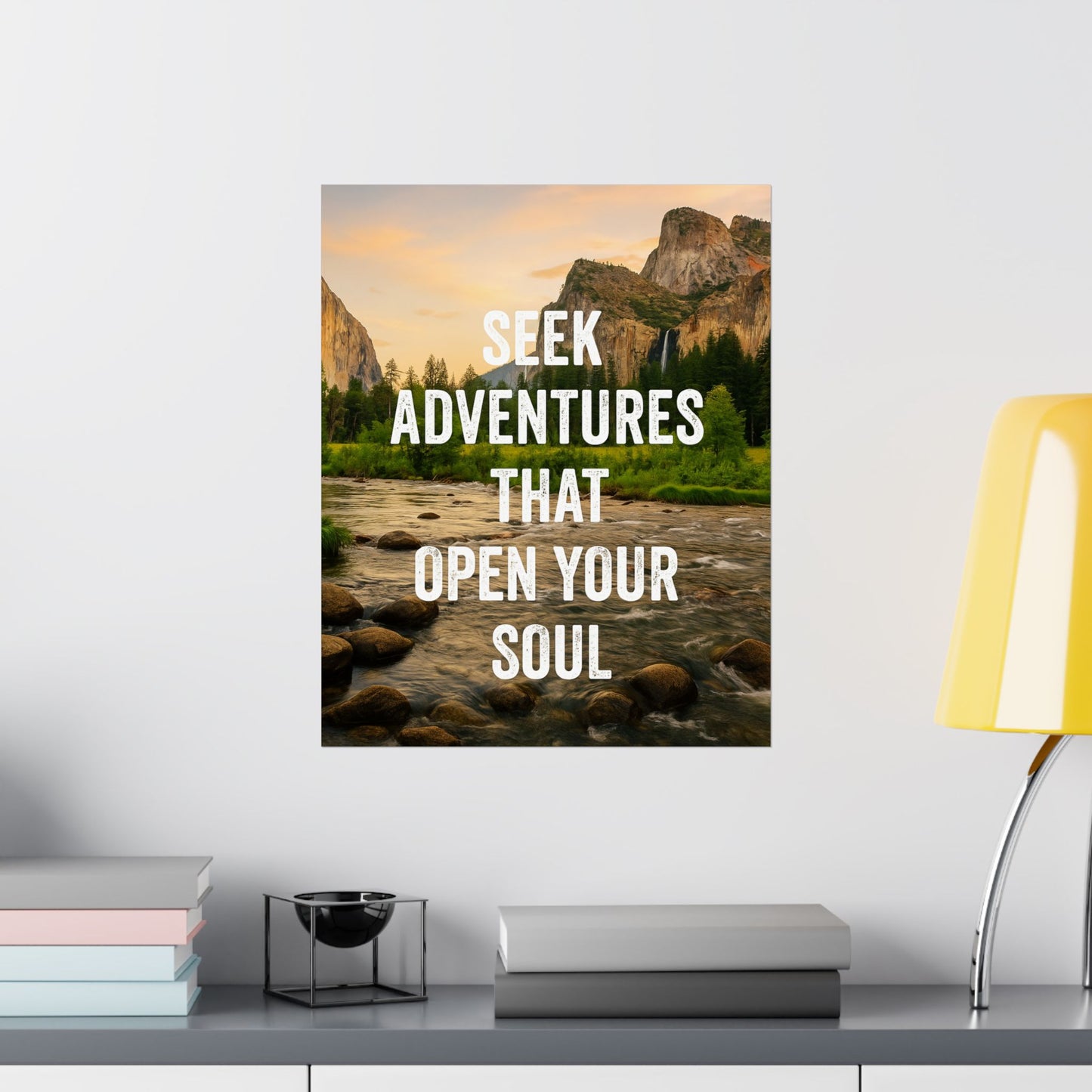 Adventure Poster - Seek Adventures That Open Your Soul