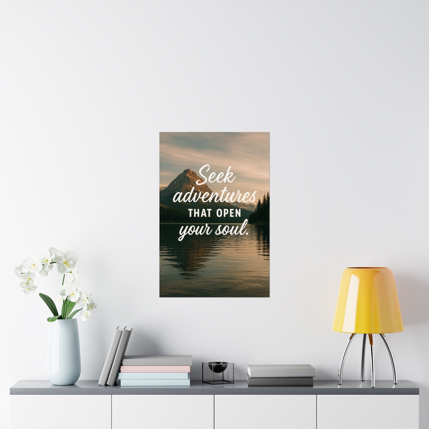 Adventure Wall Poster - "Seek Adventures That Open Your Soul"