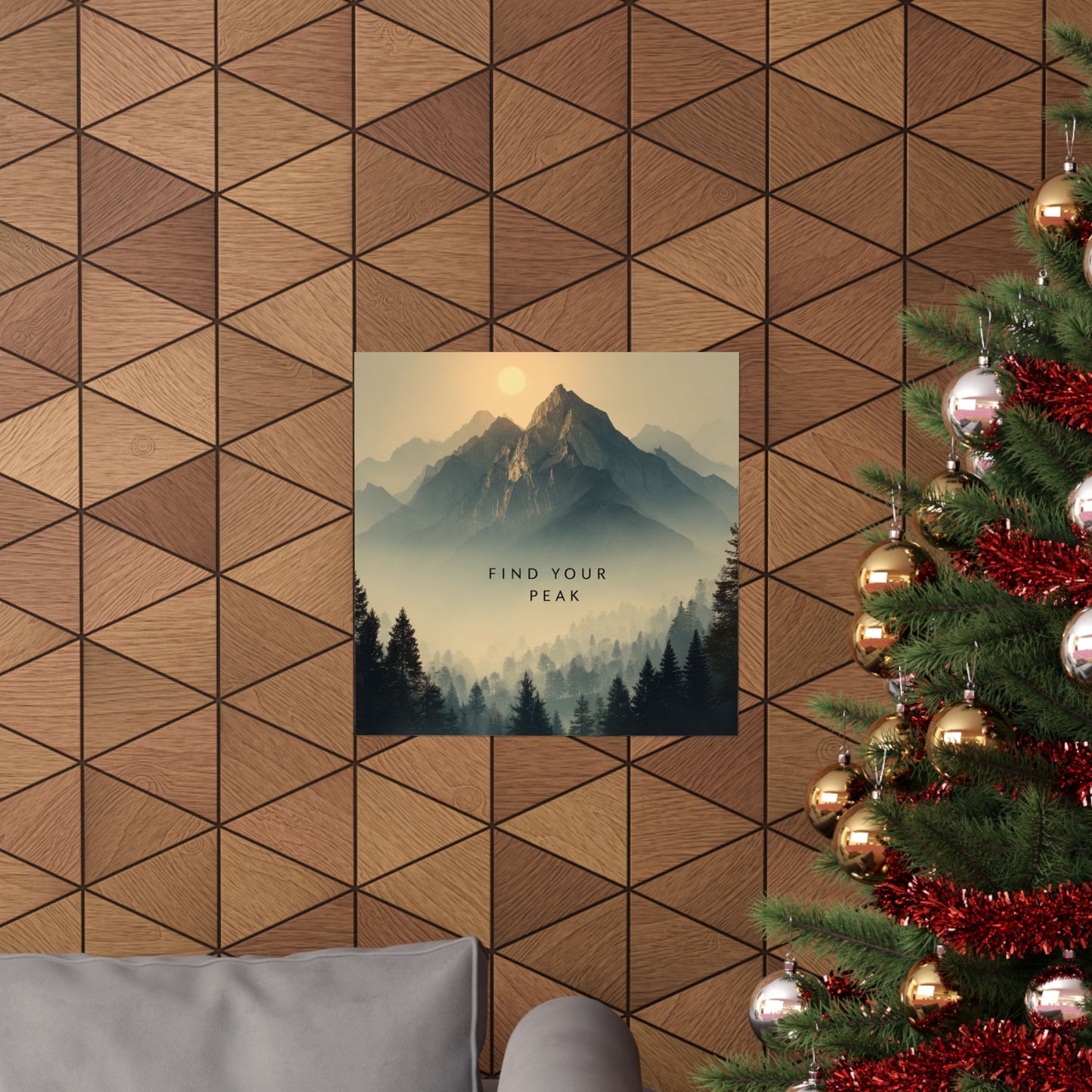 Mountain Landscape Wall Art: Find Your Peak Poster
