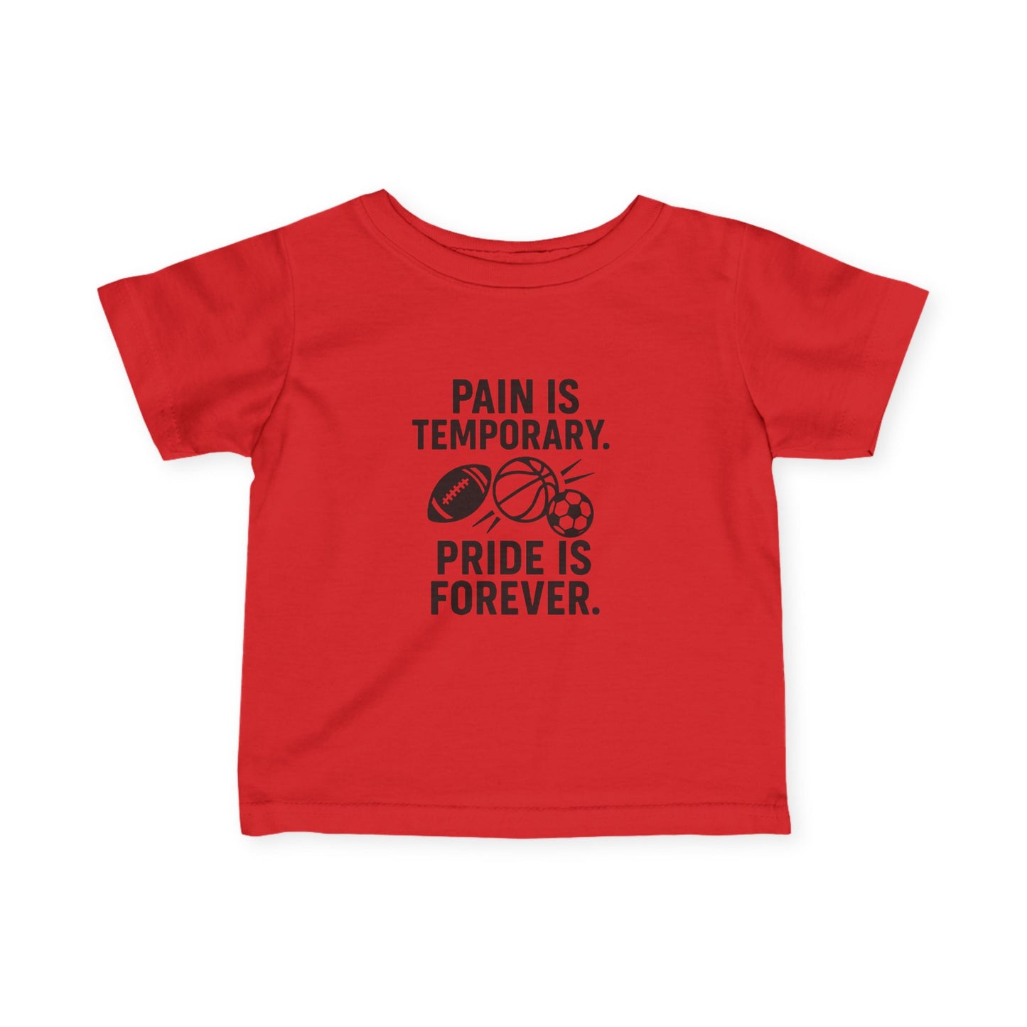 Youth Sports Tee - "Pain Is Temporary, Pride Is Forever"