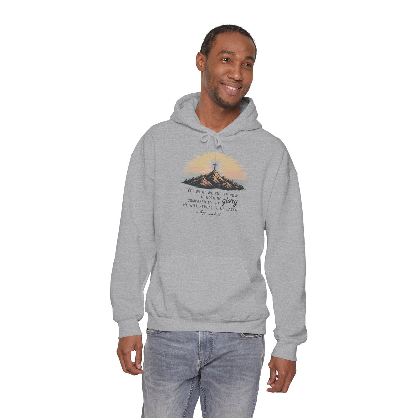 Inspirational Scripture Hoodie for Comfort and Faith