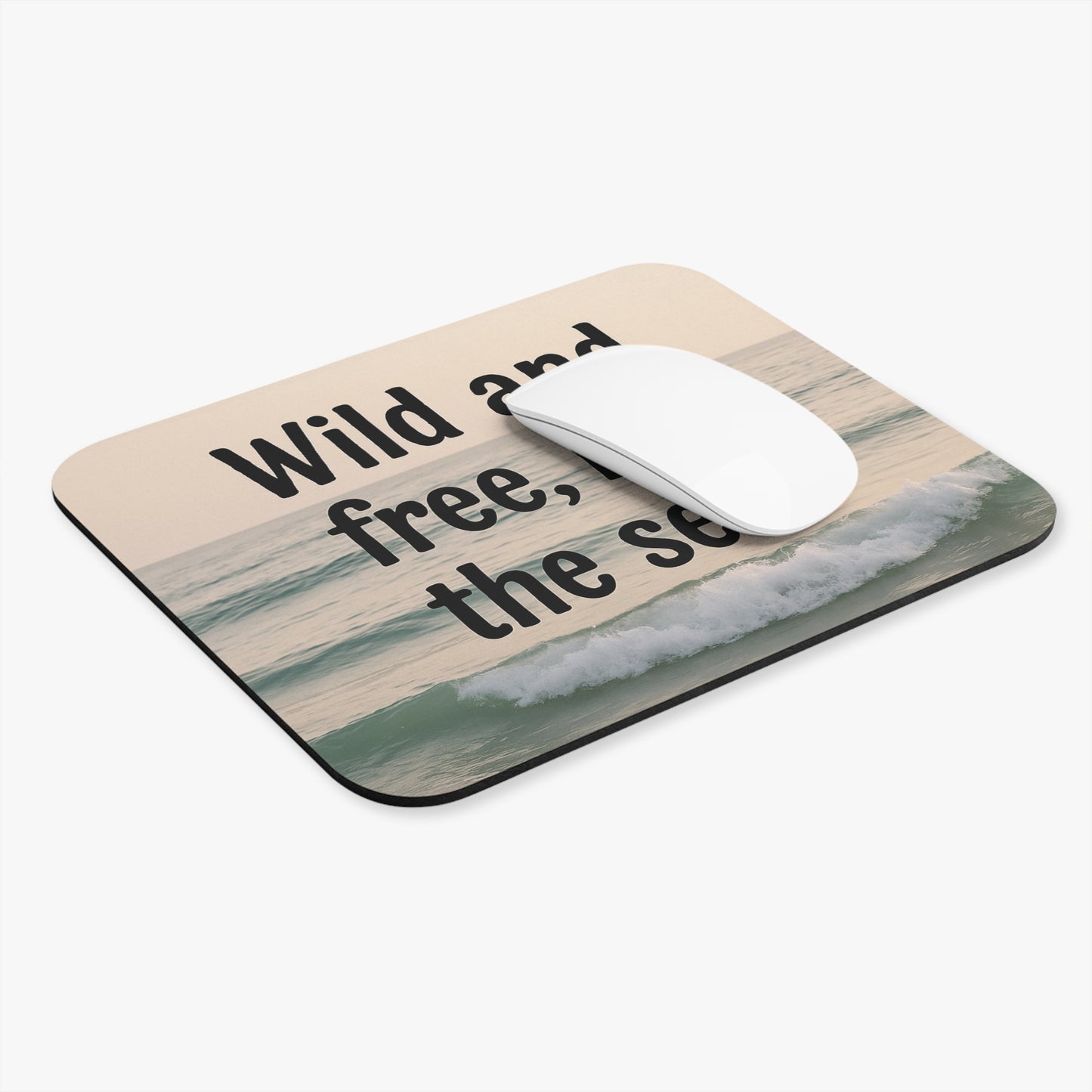 Ocean-Inspired Wild and Free Mouse Pad