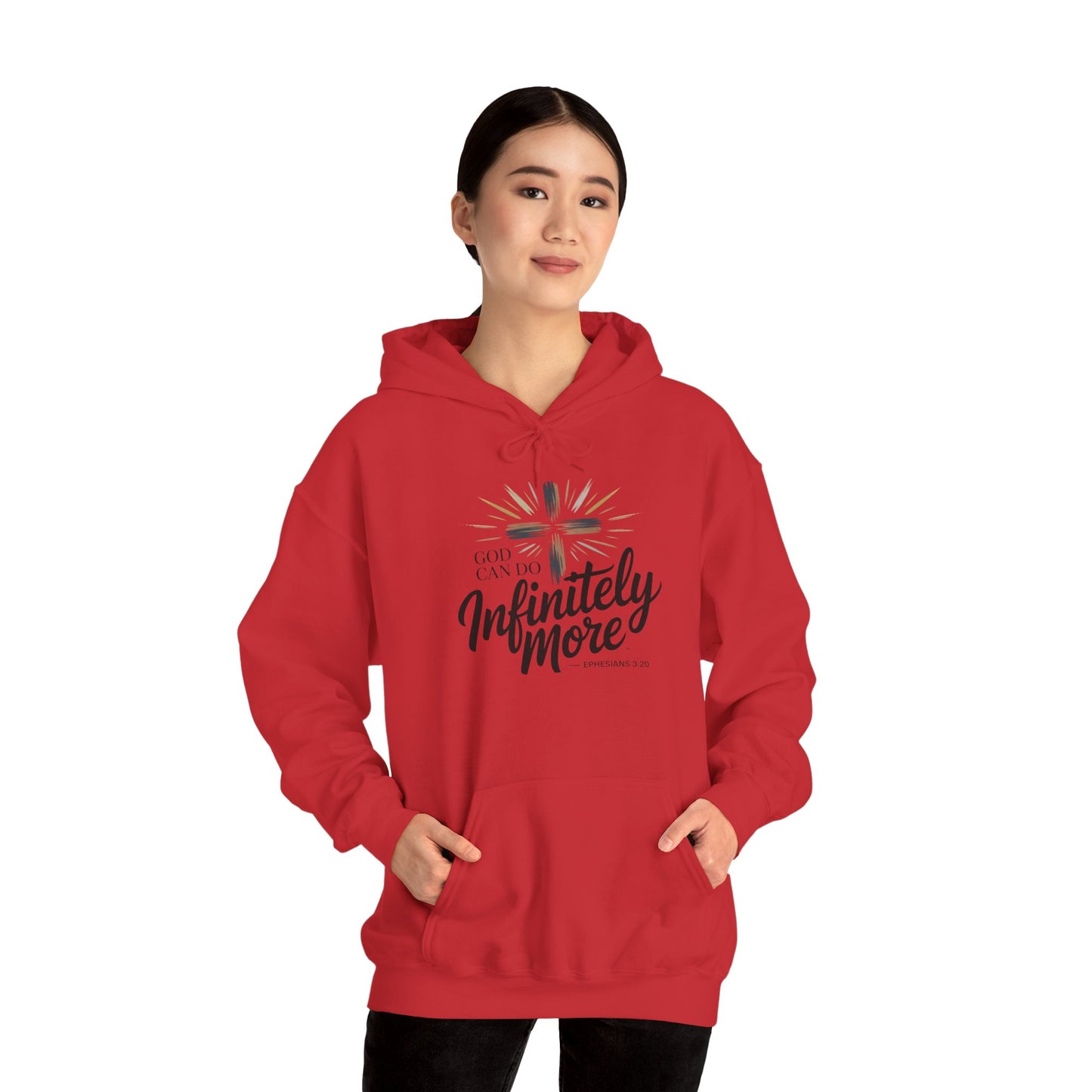 Infinity More Hooded Sweatshirt - Unisex Inspirational Pullover