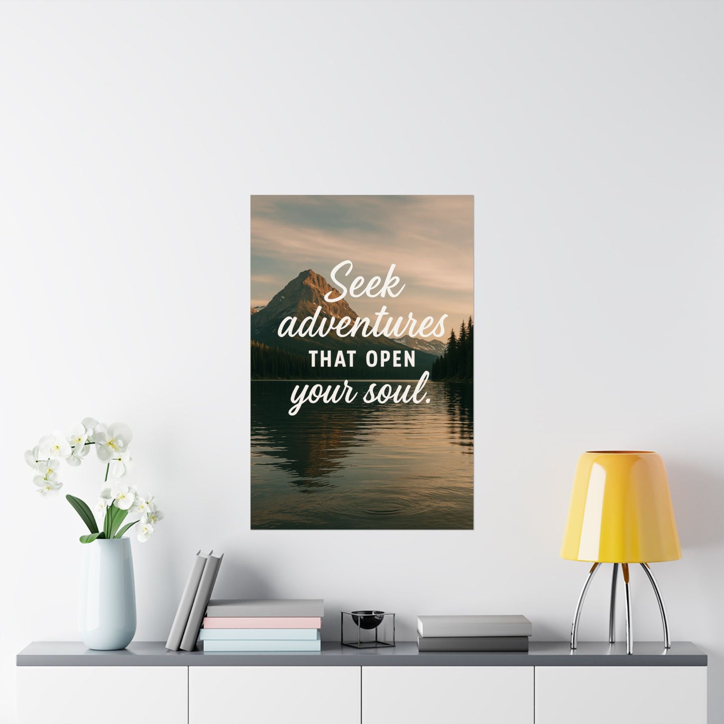 Adventure Wall Poster - "Seek Adventures That Open Your Soul"